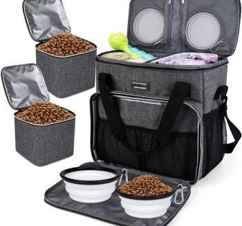 portable dog feeder travel