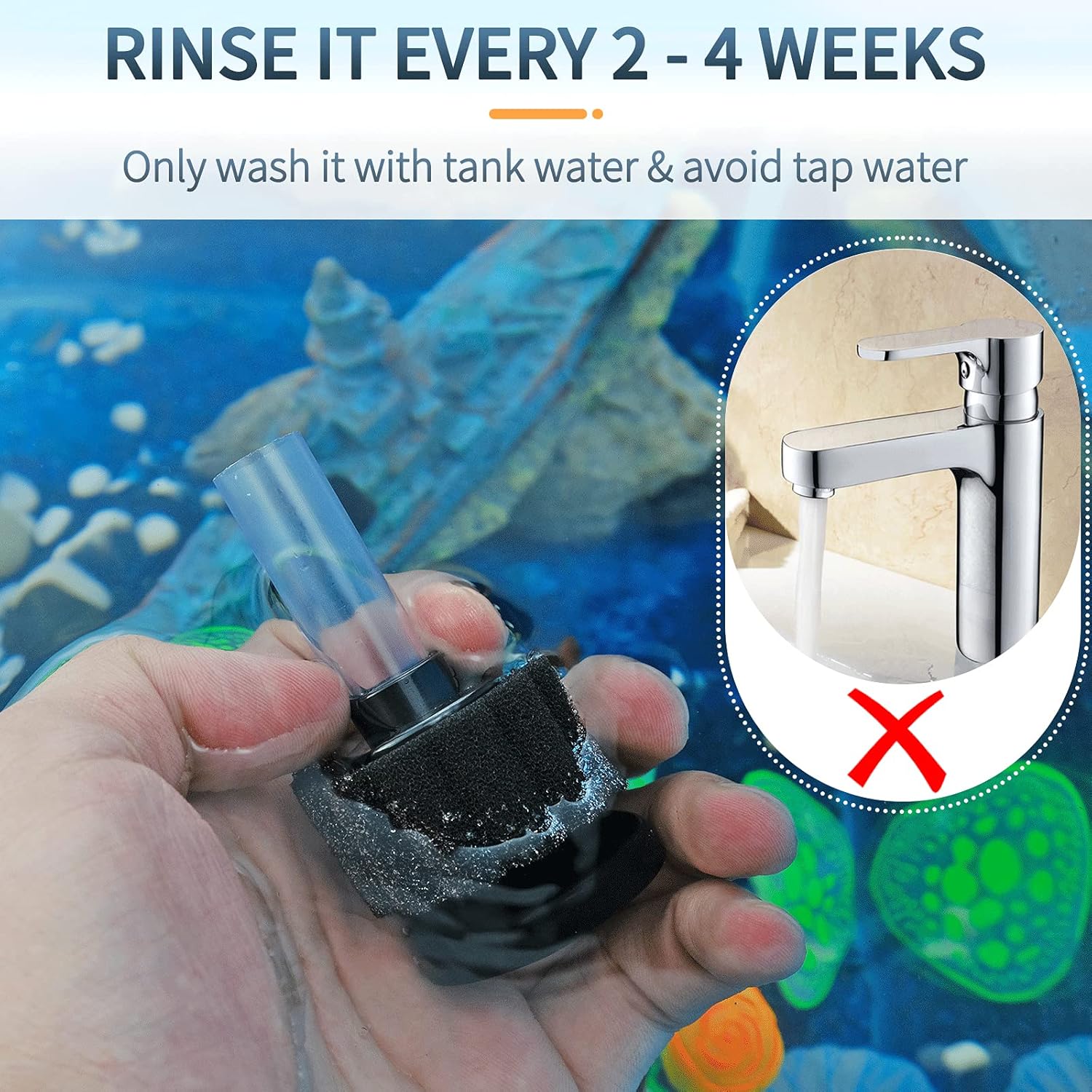 Pawfly Aquarium Sponge Filter, Mini Sponge Filter Kit with Airline Tubing and Control Valve for Small Fish Tank up to 3 Gallon - Happypetzone.online - Image 6
