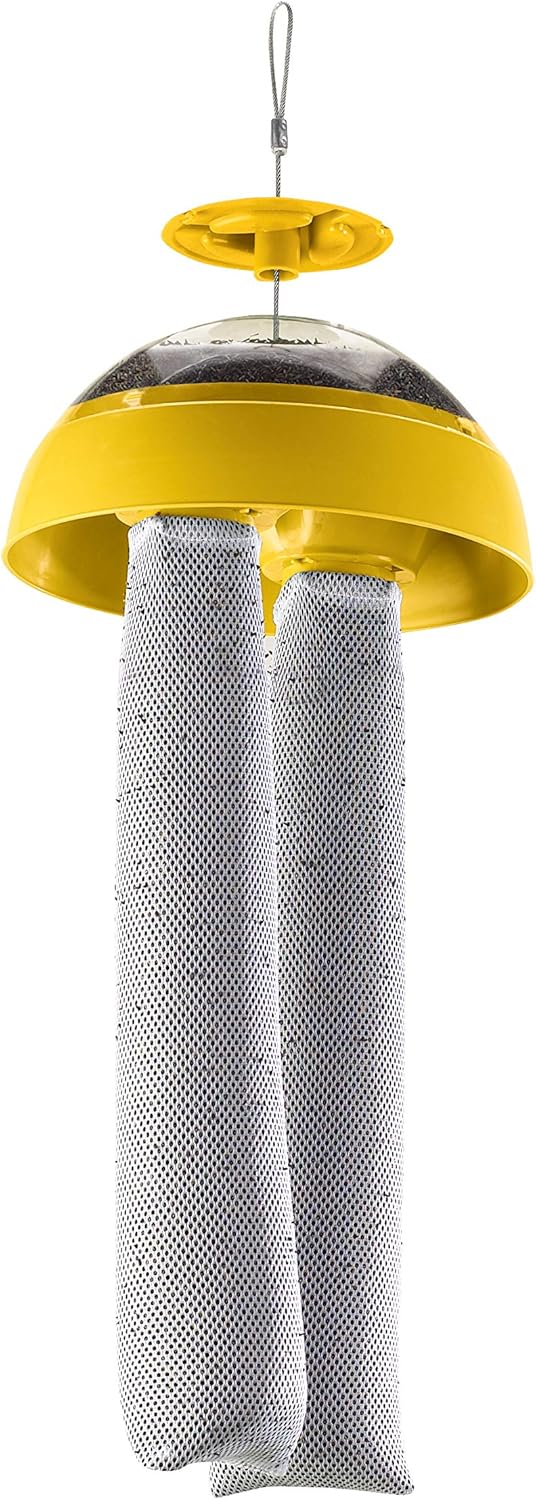 Kaytee Wild Bird Finch Station 2 Soft Mesh Sock Feeder, Includes, Yellow, 4 Socks - Happypetzone.online - Image 4