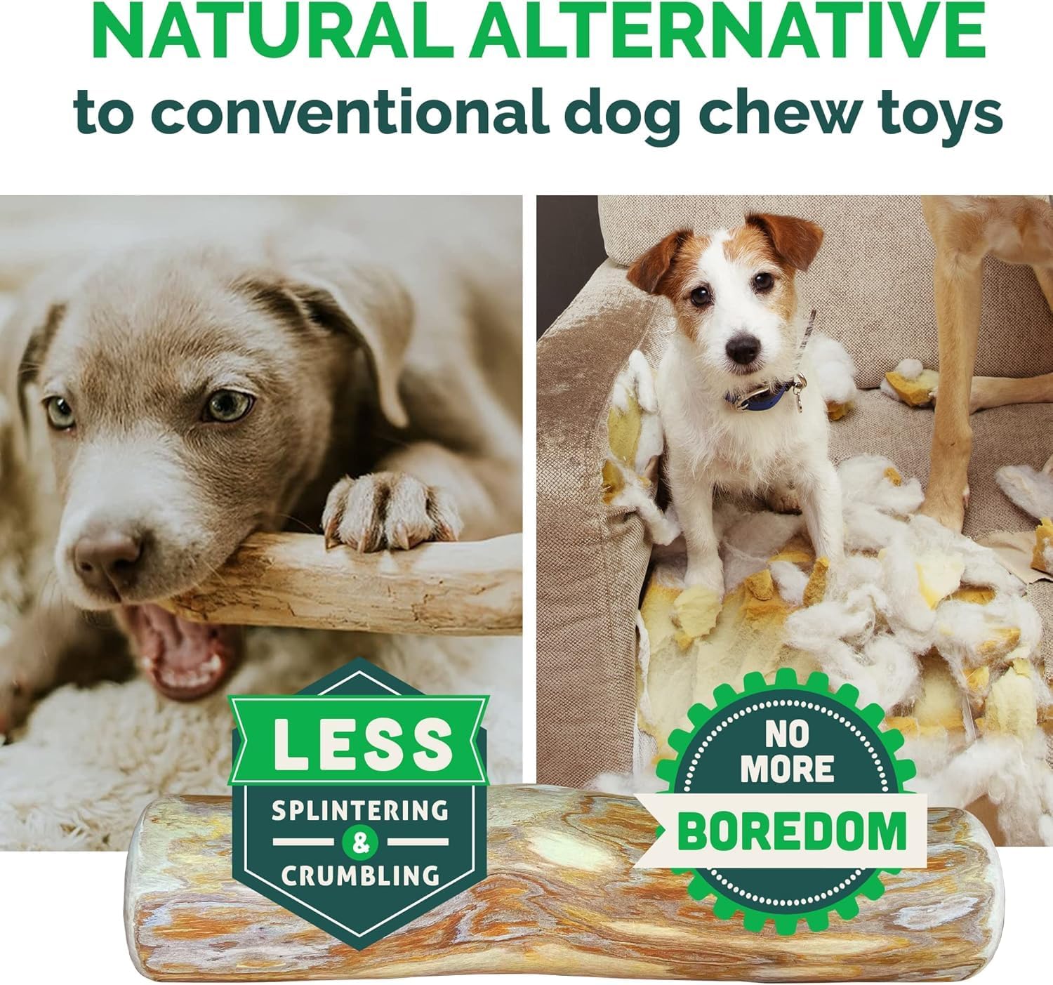 Coffee Wood Dog Chew Stick Toy for Dog, Made from Real Coffee Wood, Sticks for Pets, Safe Dental Cleaning Chews, Pets Health, Teeth Cleaning and Relieve Stress (Small) - Happypetzone.online - Image 5