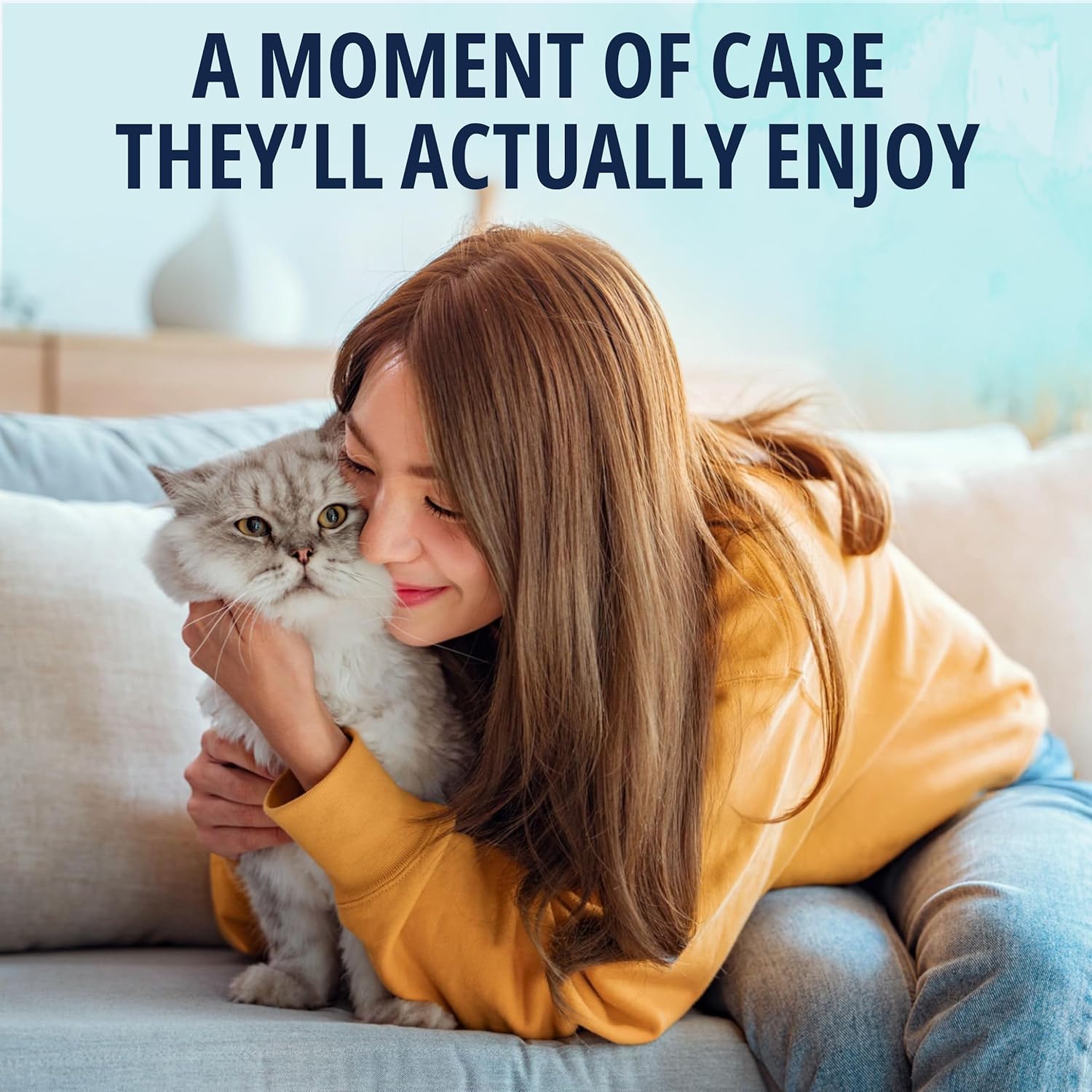 NOVEHA 150 PCs Cat Ear Wipes that Gently Clean & Soothe Sensitive Cat Ears; Soft Ear Cleaner for Removing Wax, Dirt & Odor; Alcohol-Free Ear Care with pH Balanced Formula; Unscented Grooming Care - Happypetzone.online - Image 6
