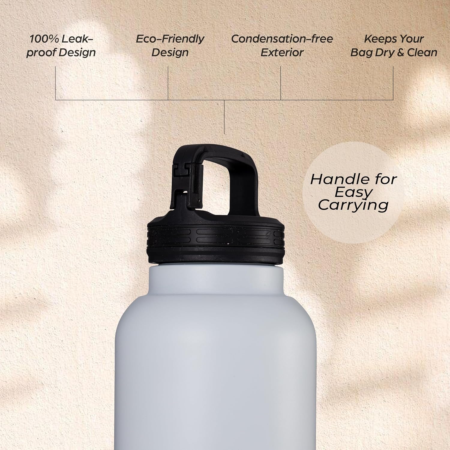 Insulated 32oz Stainless Steel Dog Water Bottle with Food & Water Bowls, Leak-Proof Pet Travel Dispenser for Dogs, Portable for Hiking, Walking, Outdoor - Happypetzone.online - Image 7