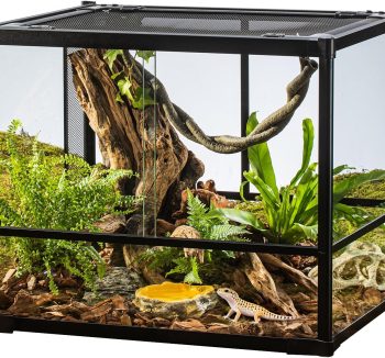 reptile cage front opening