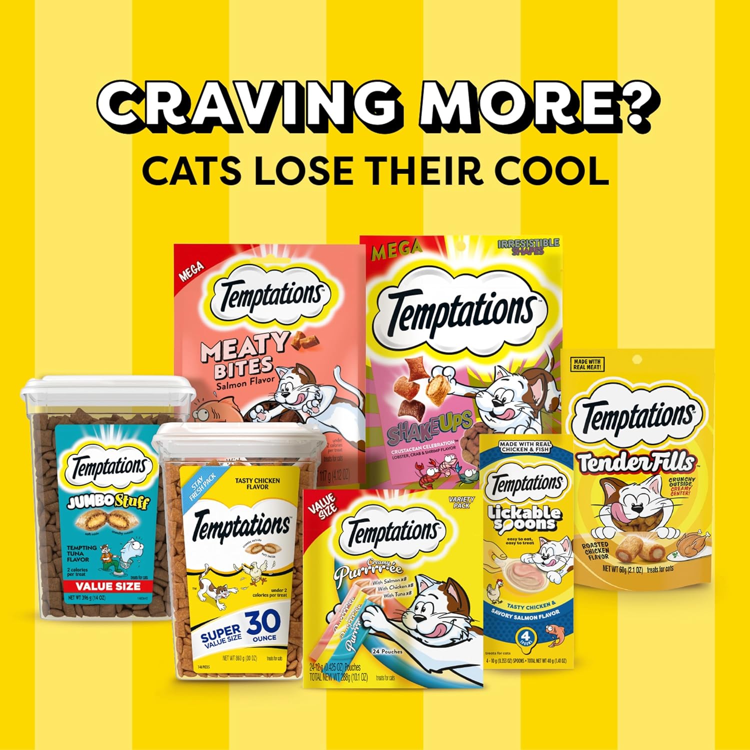 Temptations Cat Treats, Classic Crunchy and Soft Cat Treats, Blissful Catnip Flavor, Catnip Treats, 16 oz. Tub - Happypetzone.online - Image 13