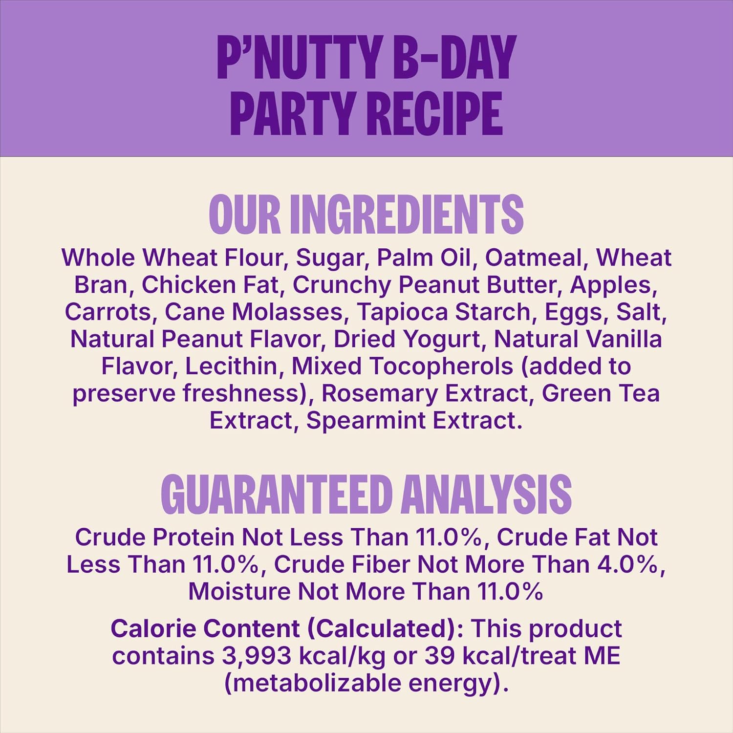 Wellness Old Mother Hubbard Milk Bar P'Nutty B-Day Party Dog Biscuits, Natural Treats, Peanut Butter Flavor with Birthday Icing, 10 oz Bag - Happypetzone.online - Image 6