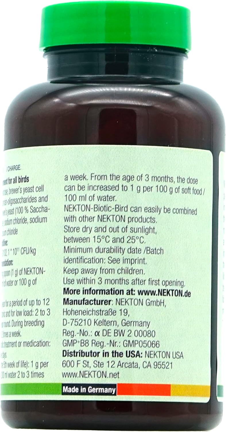 Nekton-Biotic-Bird Probiotic for Birds 100g, (3.5oz) - Happypetzone.online - Image 3