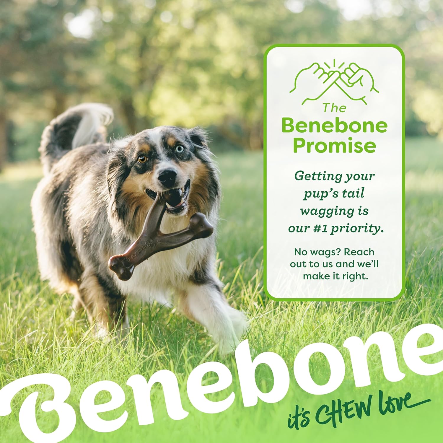 Benebone Wishbone Durable Dog Chew Toy for Aggressive Chewers, Made in USA, Large, Real Bacon Flavor - Happypetzone.online - Image 6