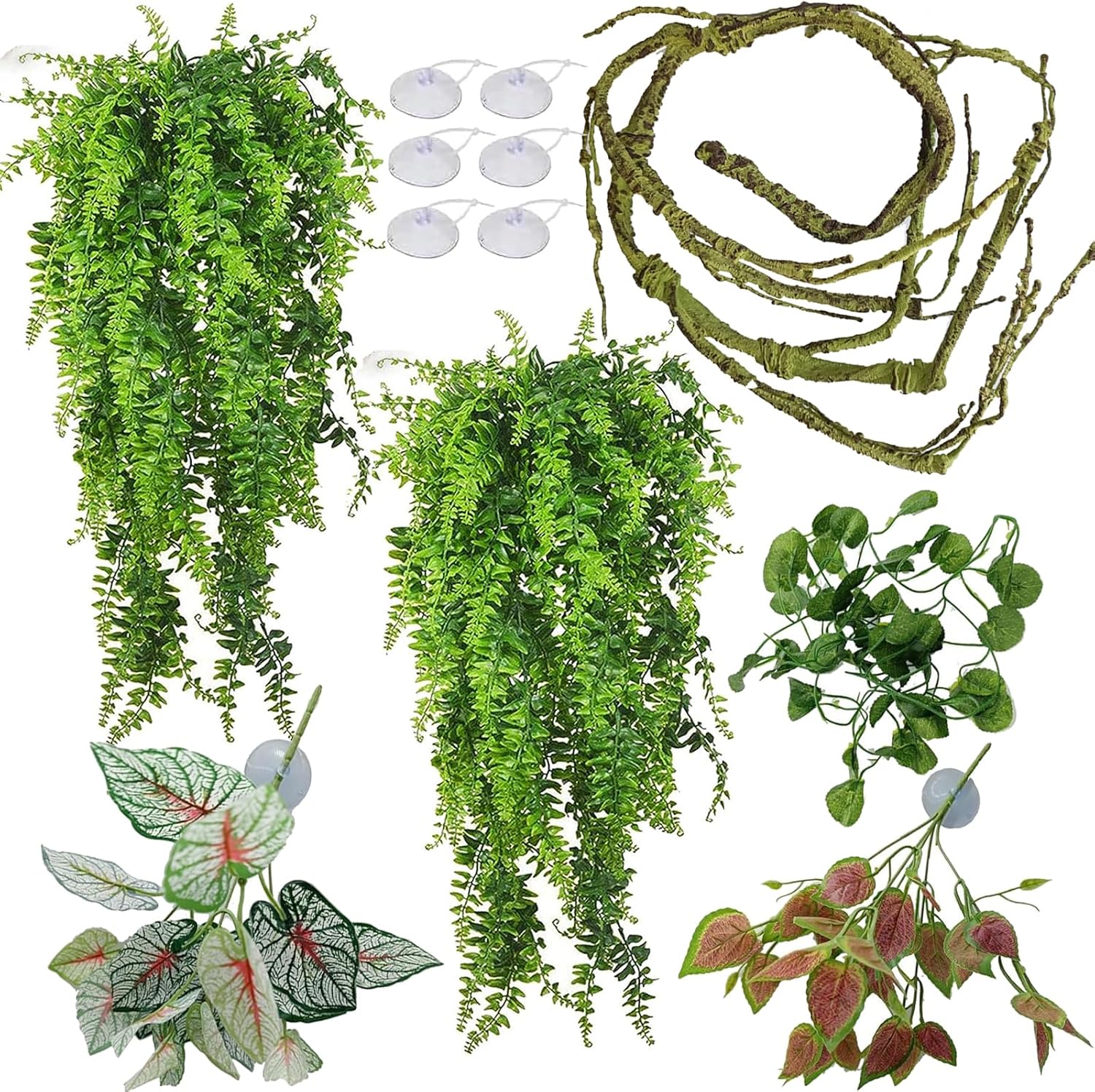 reptile enclosure decor kit