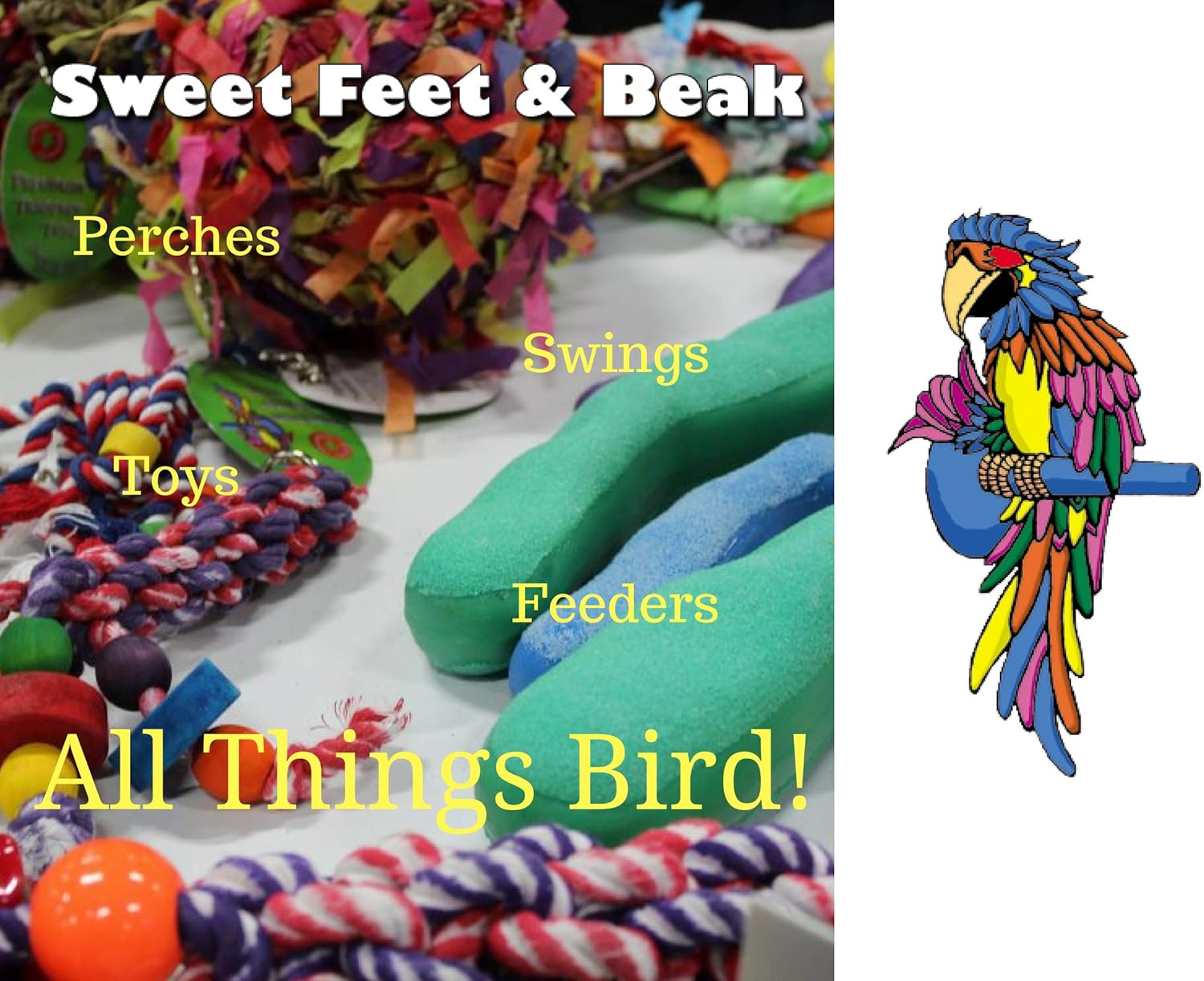 Sweet Feet and Beak Comfort Grip Safety Perch for Bird Cages - Pedicure Perch for Birds to Keep Nails and Beaks in Top Condition - Safe Easy to Install Bird Cage Accessories X-Small 4.5" - Green - Happypetzone.online - Image 6