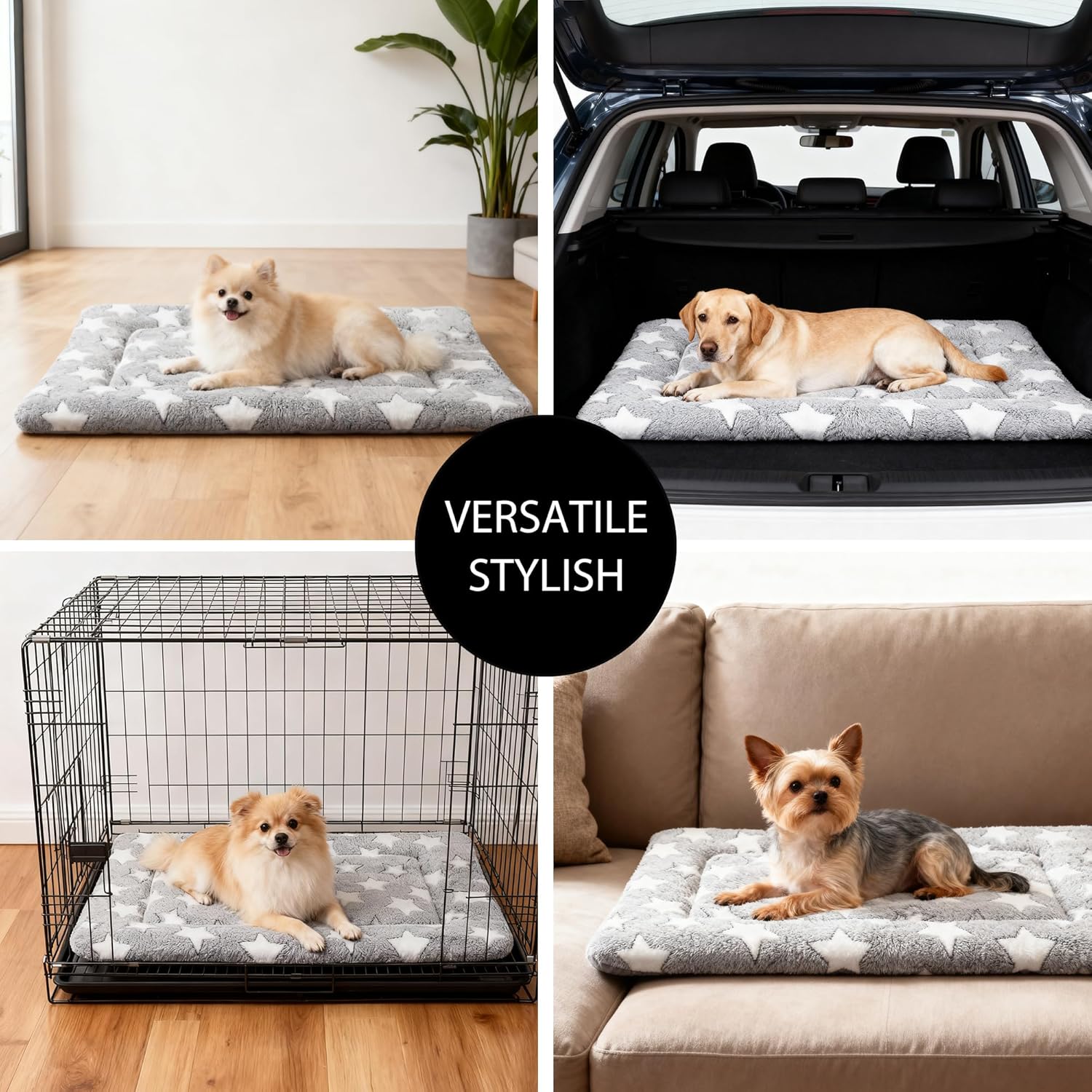 Dog Bed Mat – Soft & Comfortable Dog Kennel Pad for Crate – Durable Crate Bed & Mat for Dogs & Cats – Ideal for Crate, Kennel, and Home Use - Happypetzone.online - Image 7