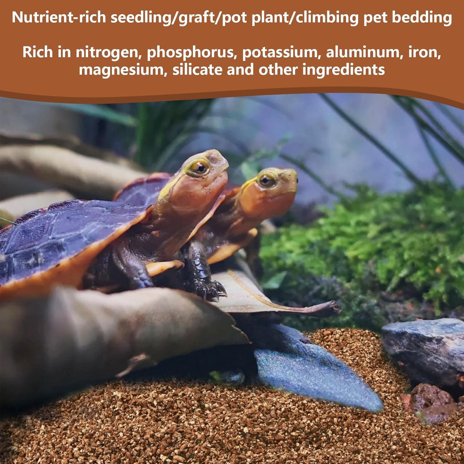 MAQIHAN Vermiculite for Reptiles - 14OZ Vermiculite Terrarium Reptiles Reptile Substrate Reptile Bedding Reptile Sand for Egg Incubator, Bearded, Gecko, Hermit, Snake, Tortoise, Turtle, Plants - Happypetzone.online - Image 5