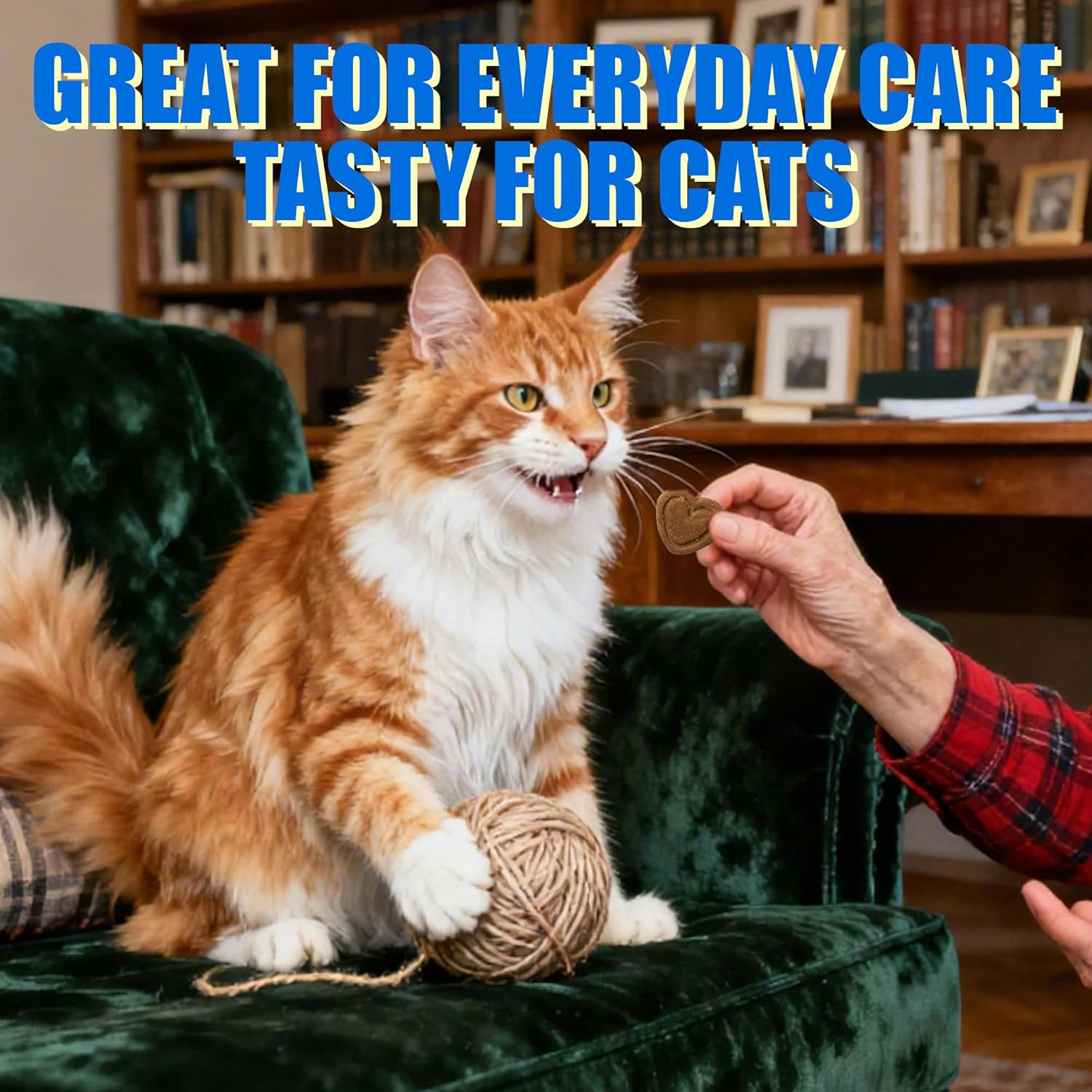 Just Try 300 Bites Skin and Coat Healthy Cat Vitamins for Indoor Cats Omega 3 for Cats Salmon Oil Supplements- Cat Itchy Skin Relief - Happypetzone.online - Image 7