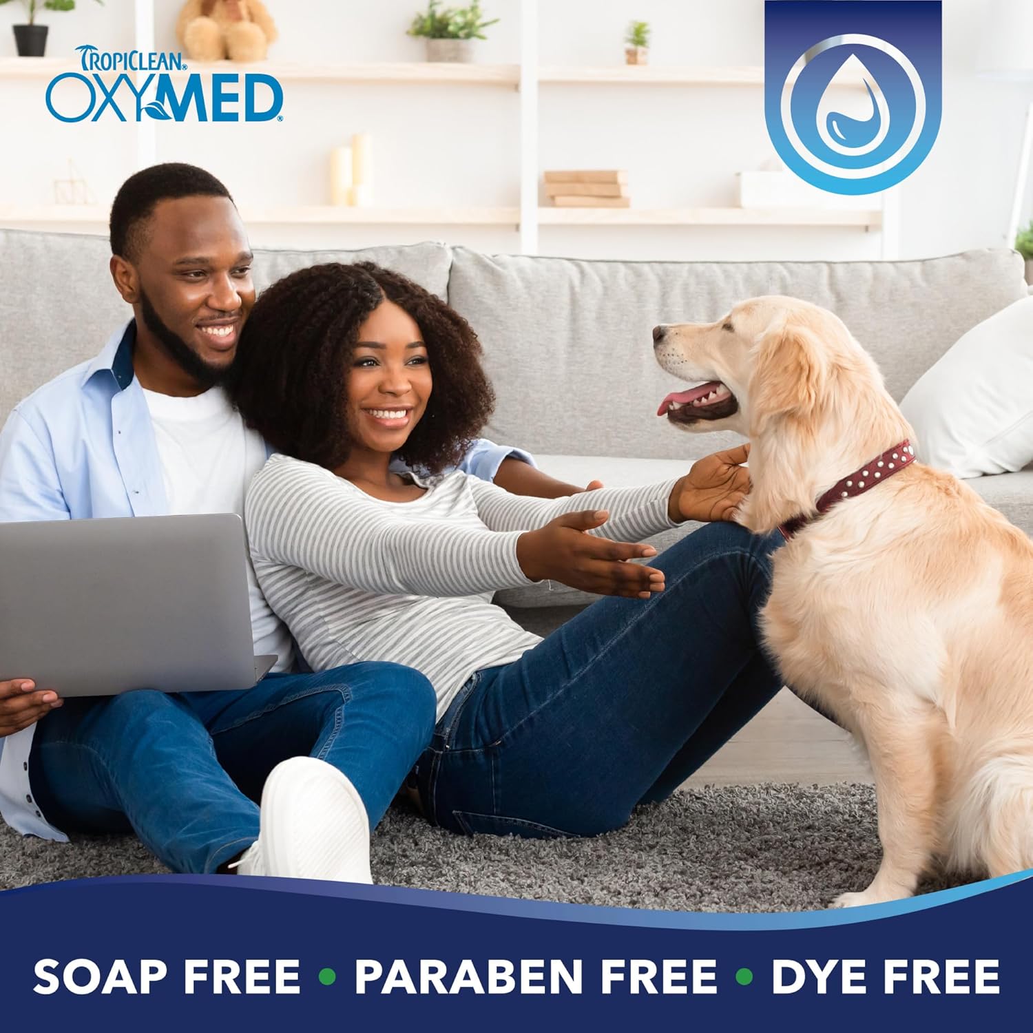 TropiClean OxyMed Hypoallergenic Dog Shampoo for Allergies and Itching, Skin Soothing Shampoo for Pets with Sensitive Skin, Tearless, Cat Safe, 20oz. - Happypetzone.online - Image 5