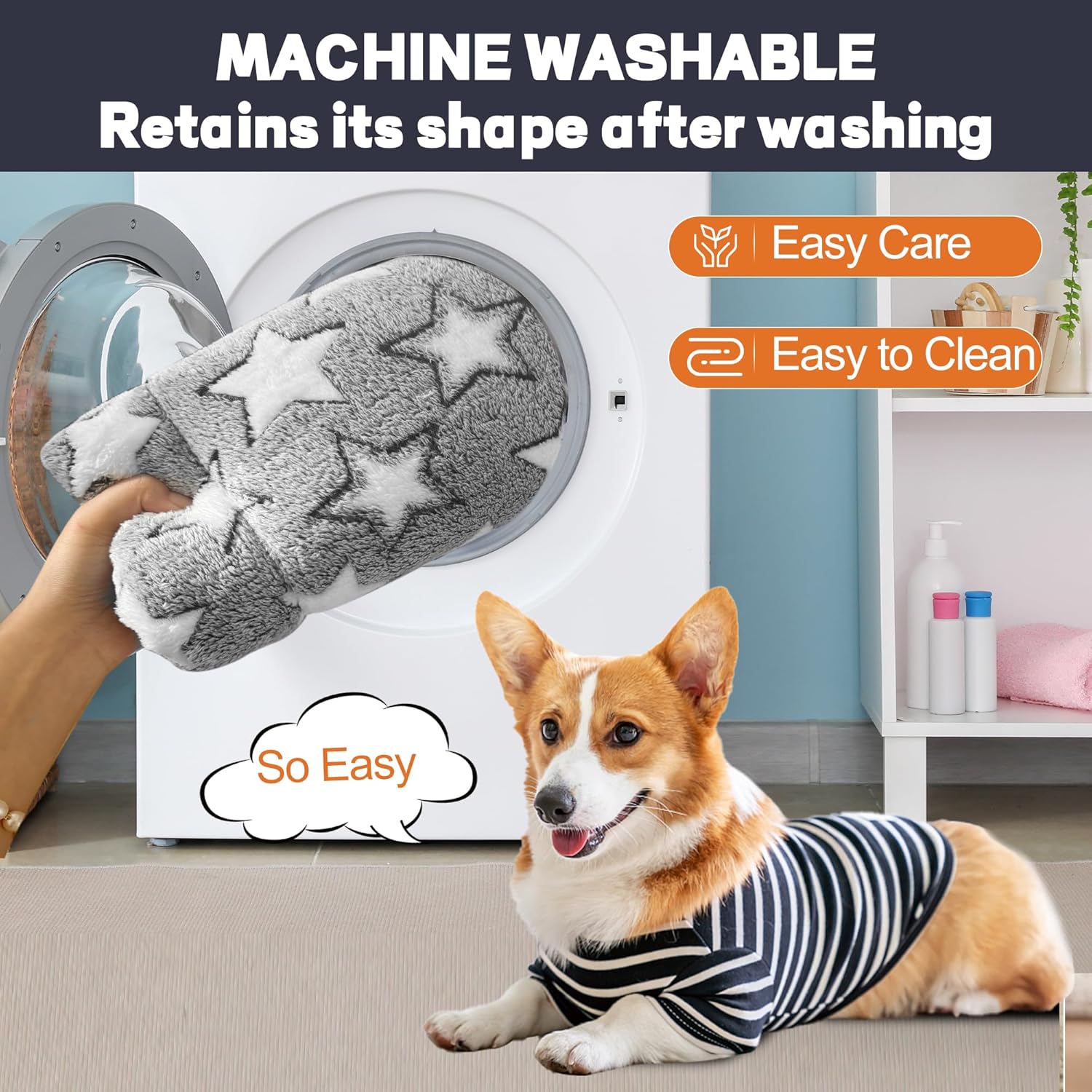 Dog Bed Mat – Soft & Comfortable Dog Kennel Pad for Crate – Durable Crate Bed & Mat for Dogs & Cats – Ideal for Crate, Kennel, and Home Use - Happypetzone.online - Image 6