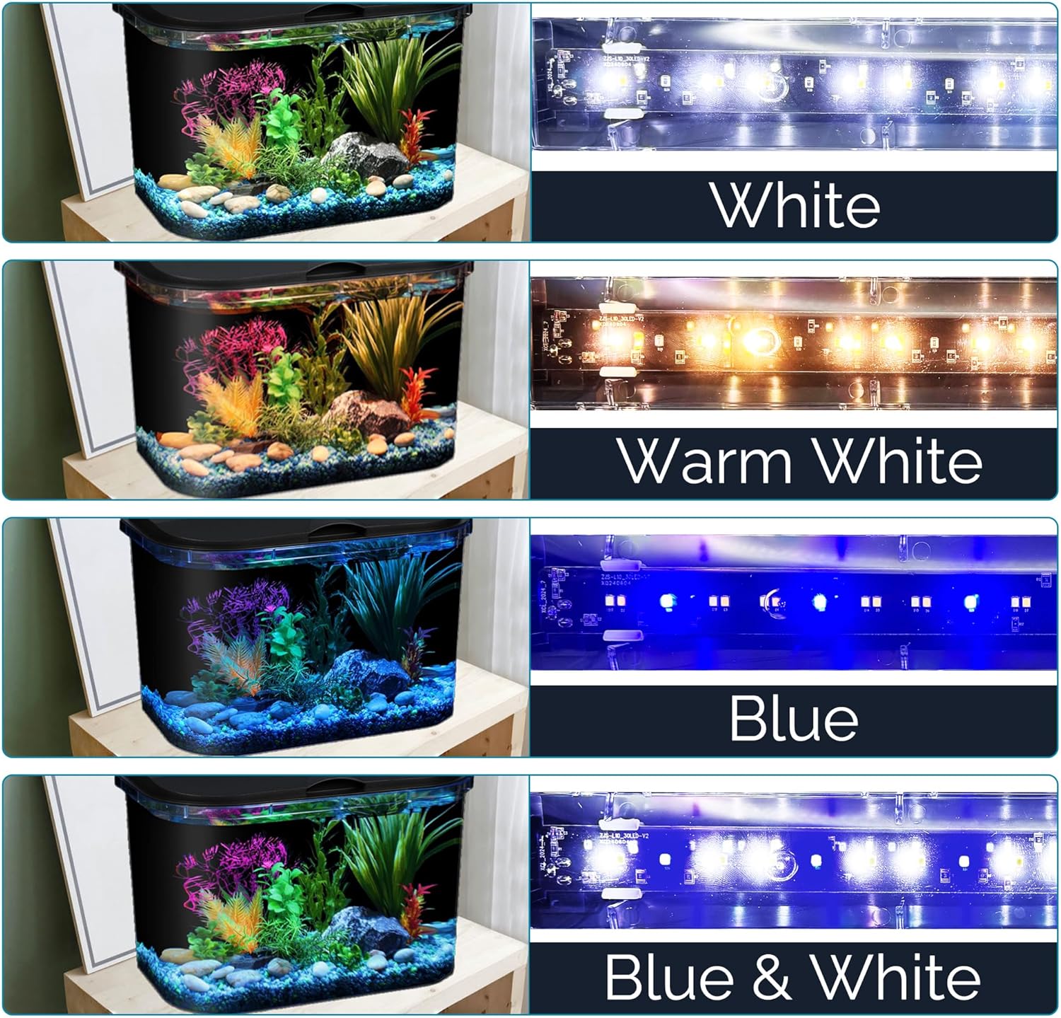 Koller Products 5-Gallon Aquarium Kit with LED Lighting and Power Filter, Ideal for a Variety of Tropical Fish - Happypetzone.online - Image 3