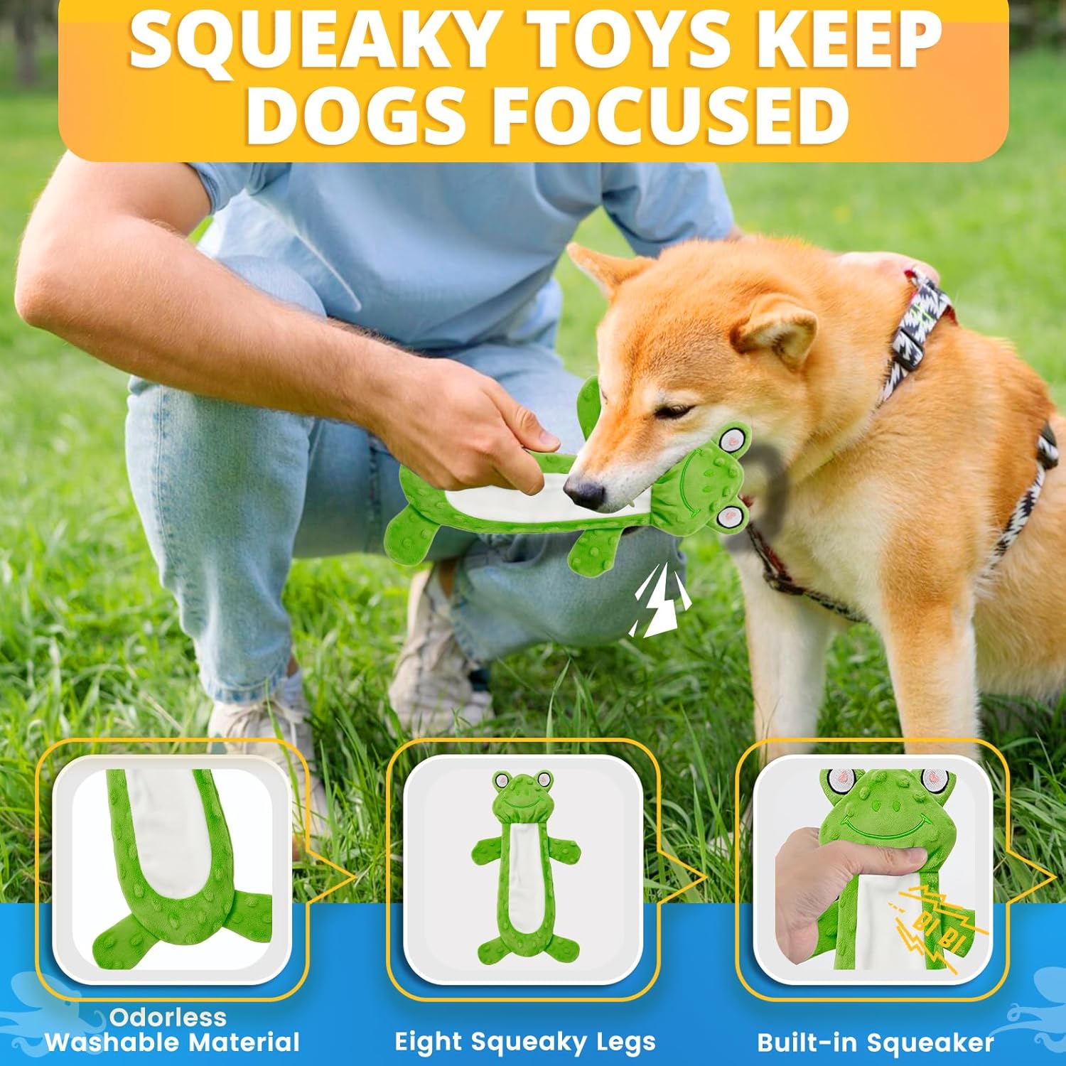 LOYEE 8 Pack Puppy Toys for Small Dogs, Luxury Dog Chew Toys with Squeaky Plush Toys, Rope Toys and Ball, Teething Toys for Puppy Supplies - Happypetzone.online - Image 3