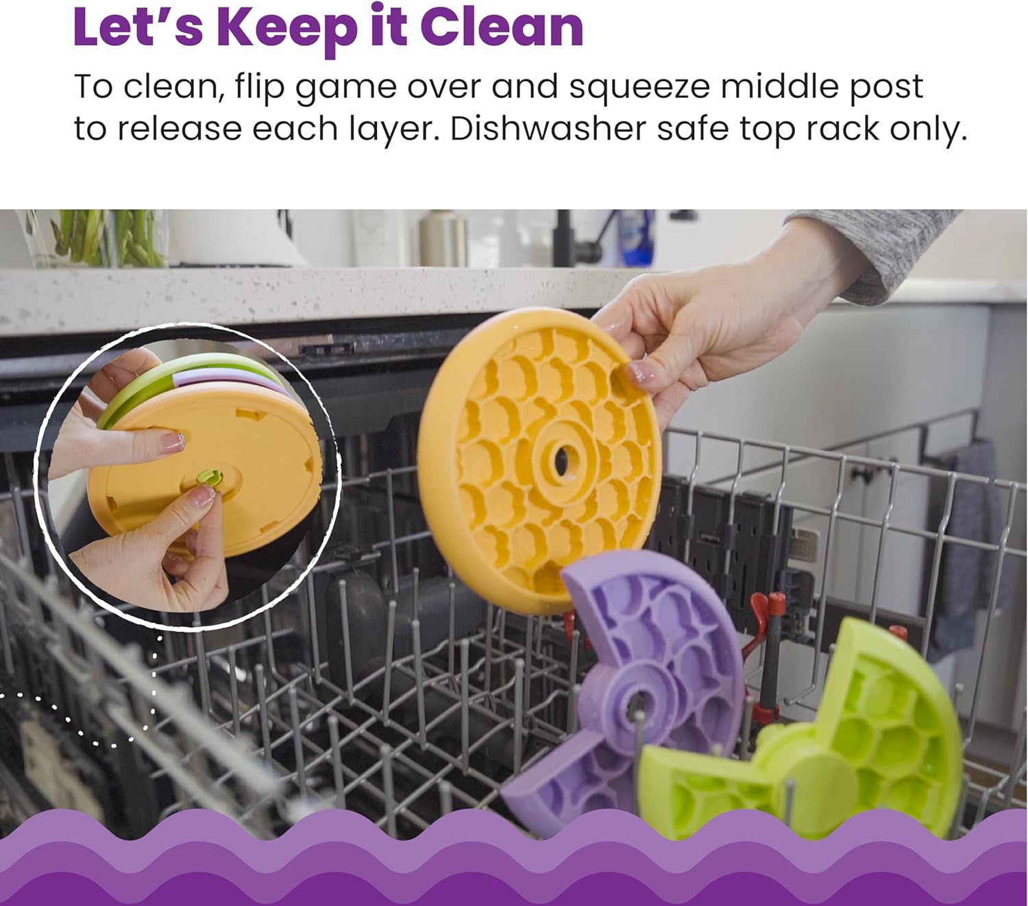 Catstages Kitty Lickin' Layers Interactive Cat Slow Feeder Treat Puzzle Toy, Dry or Wet Food, Mental Stimulation, Foraging Toy with 80+ Compartments - Happypetzone.online - Image 7