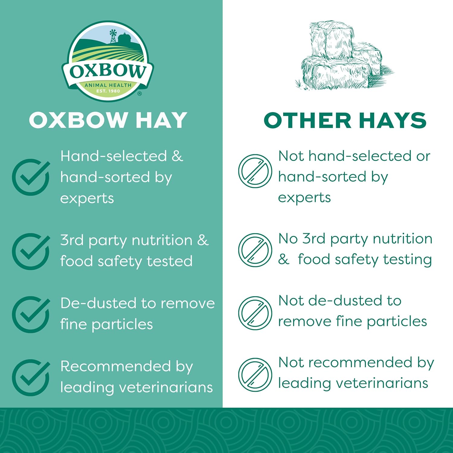 Oxbow Western Timothy Hay for Small Pets – All-Natural Grass Hay for Rabbits, Guinea Pigs, and Chinchillas – High Fiber for Digestive Health and Dental Support – 40 oz Bag - Happypetzone.online - Image 3