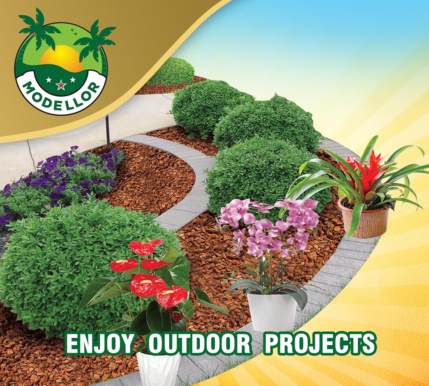 MODELLOR Premium Super Washed, Clean, Coco Chips, 2 Bricks (2.2 lb.) yields 14 Qts. of Loose Chips. Plant Substrate, Organic, Reptile Bedding, Odor Absorbing, Grow Orchids, Mulch Indoor, Outdoor. - Happypetzone.online - Image 7
