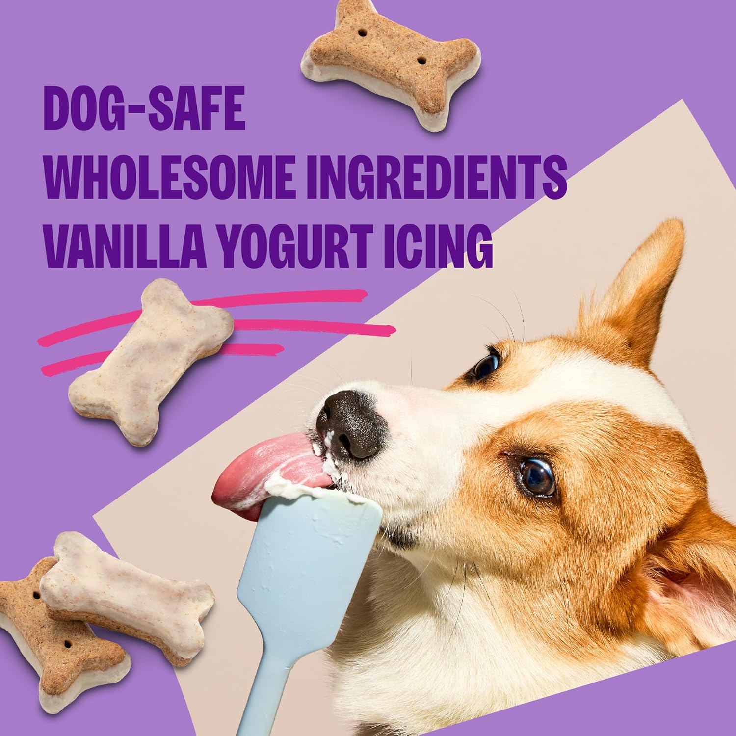 Wellness Old Mother Hubbard Milk Bar P'Nutty B-Day Party Dog Biscuits, Natural Treats, Peanut Butter Flavor with Birthday Icing, 10 oz Bag - Happypetzone.online - Image 3