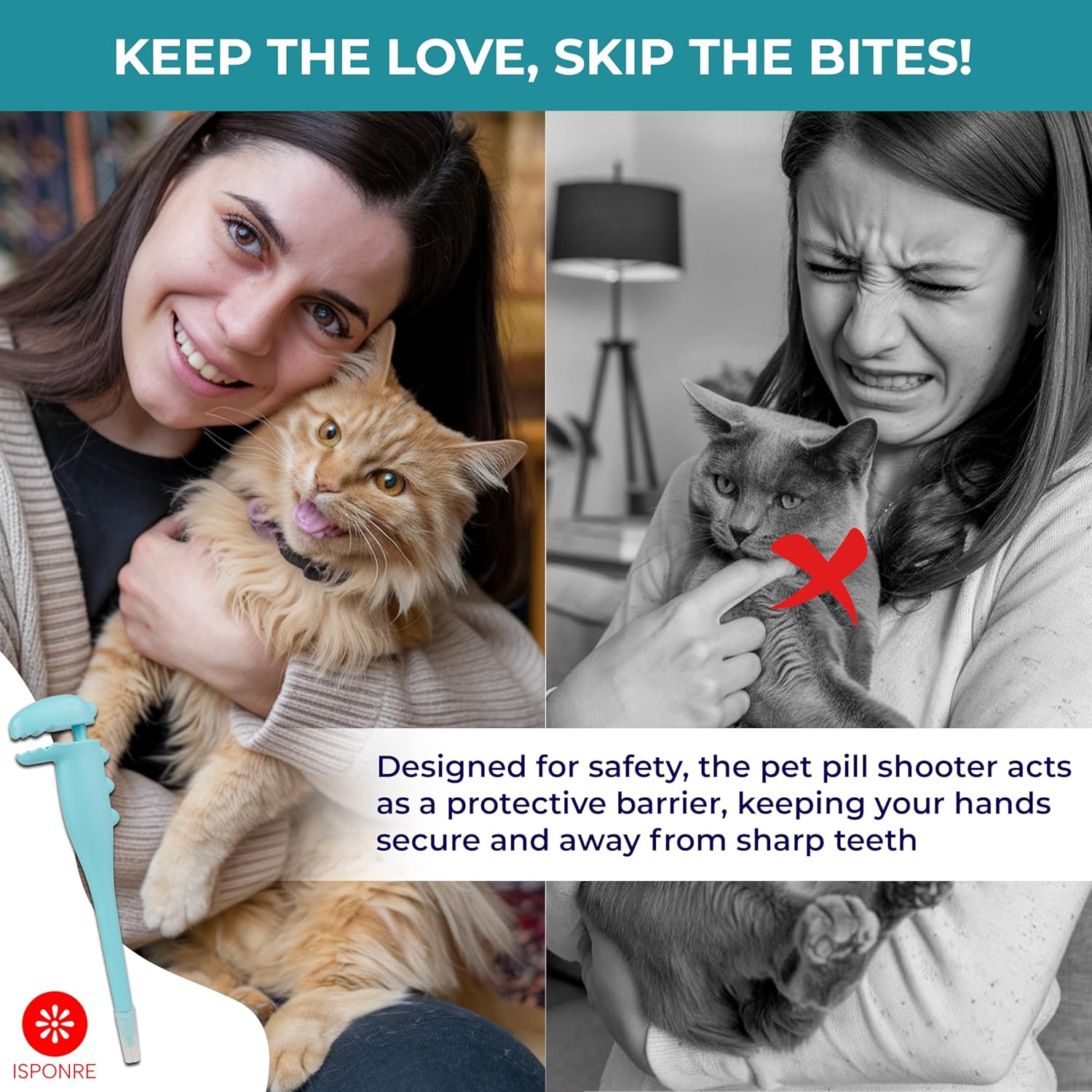Pet Pill Shooter, Safe & Easy Pill Popper with 2 Premium Soft Silicone Tips for Cats and Dogs, Acts as Pet Piller, Medicine Feeder, Pill Pusher, Pill Dispenser, Cat and Dog Pill Shooter - Happypetzone.online - Image 5