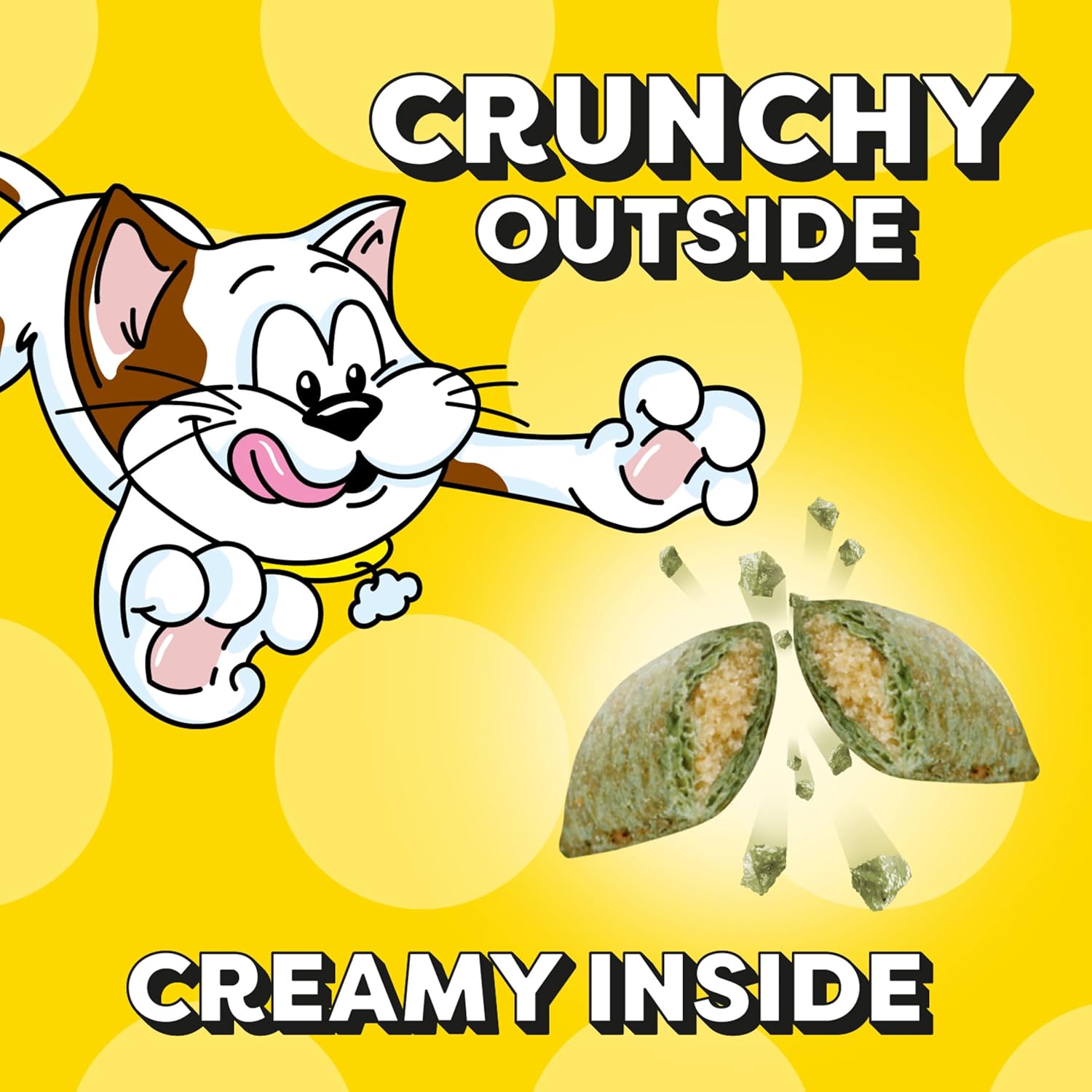 Temptations Cat Treats, Classic Crunchy and Soft Cat Treats, Blissful Catnip Flavor, Catnip Treats, 16 oz. Tub - Happypetzone.online - Image 5