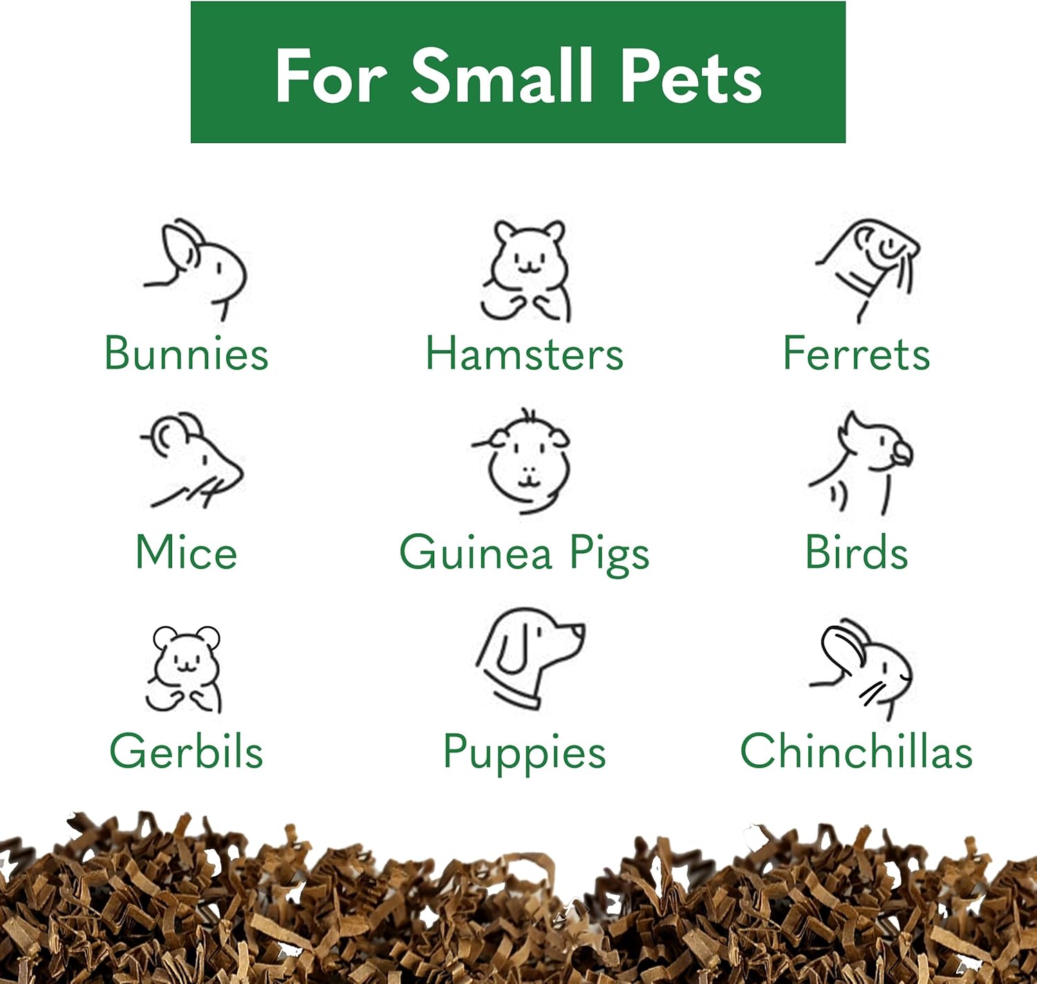 ECO BEDDING 99% Dust-Free Paper Bedding for Small Pets and Birds, Eco Natural, 1.5 lb - Safe, Clean, Ideal Nesting & Burrowing Material for Comfort - Happypetzone.online - Image 3