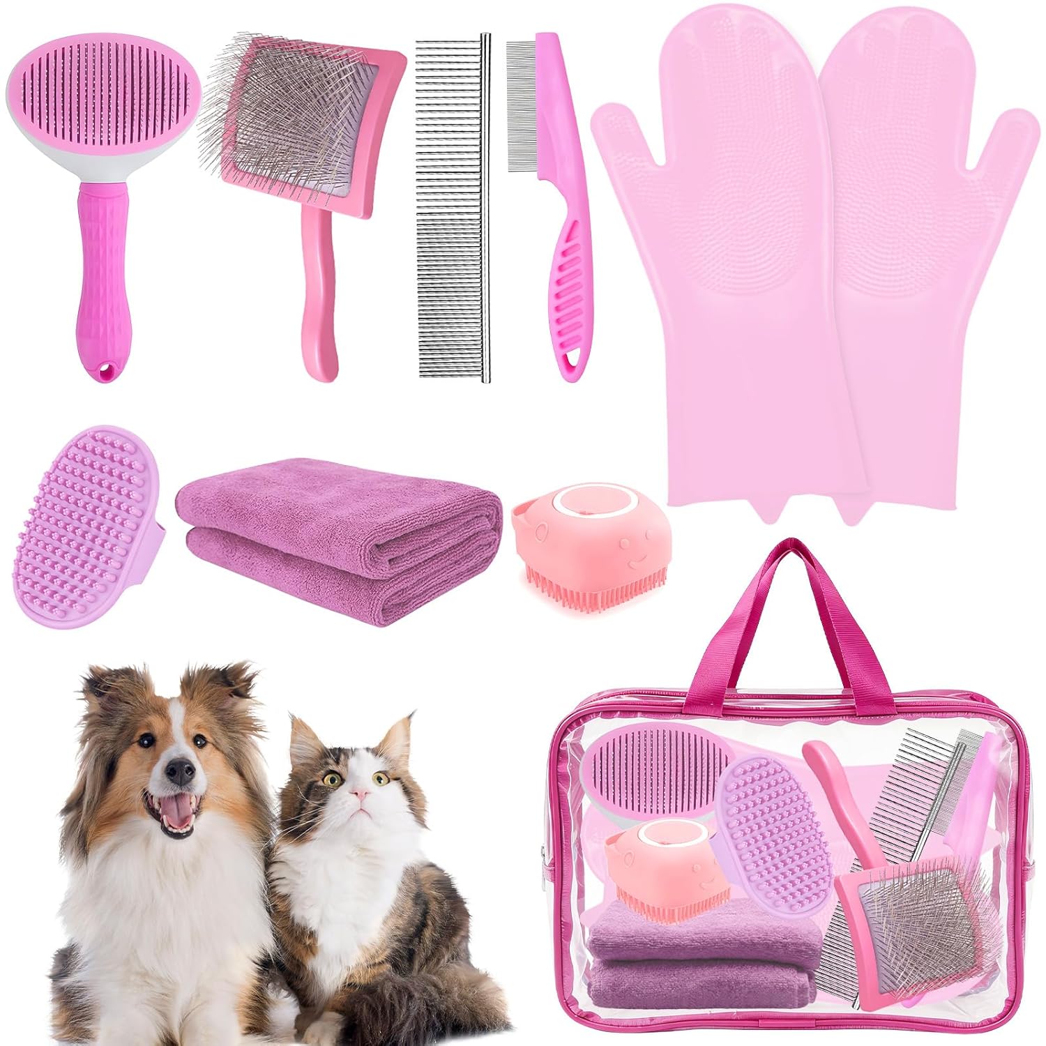 cheap cat grooming kit