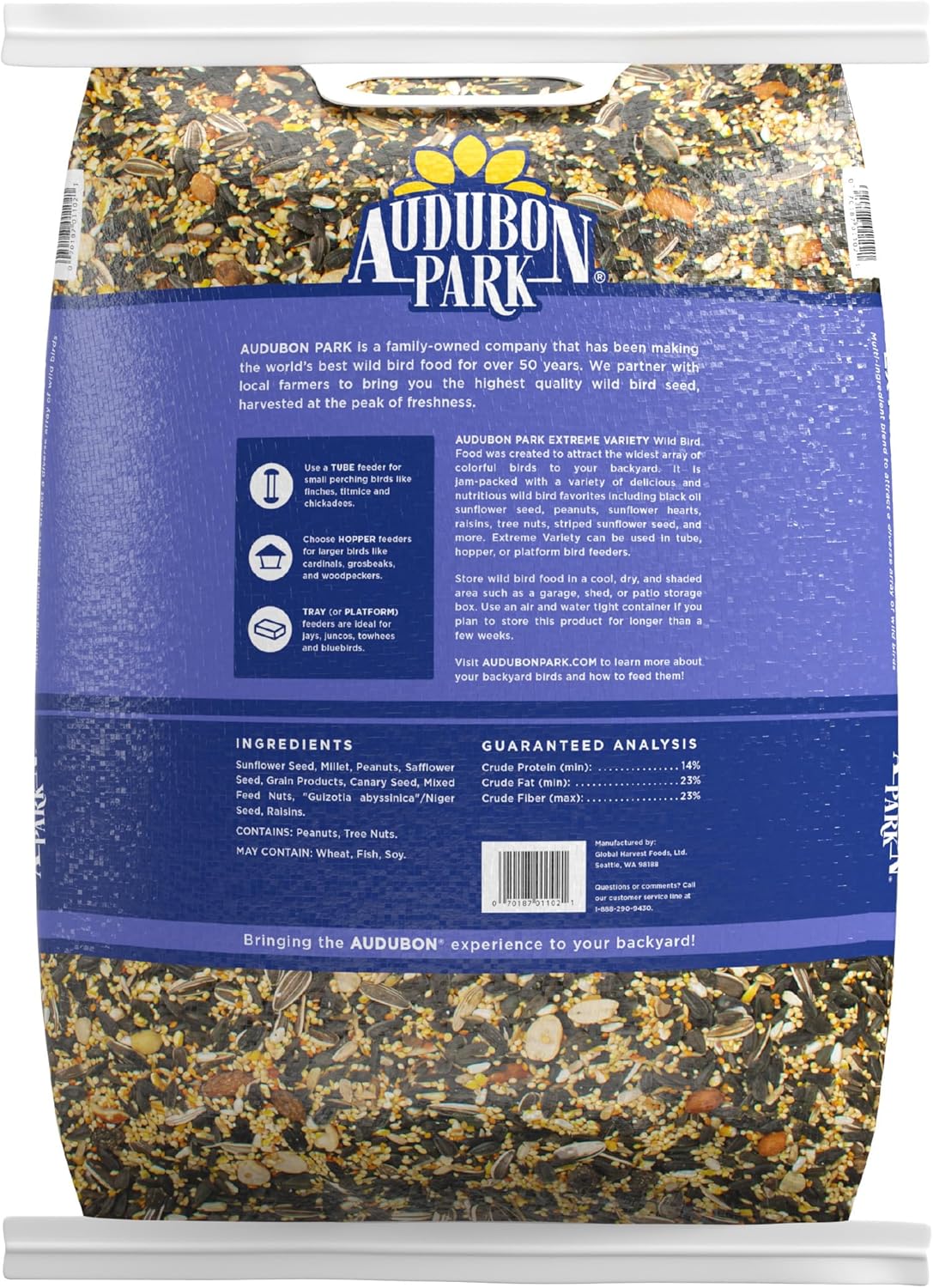 Audubon Park Extreme Variety Wild Bird Seed for Outside Feeders, 15-lb. Bag - Happypetzone.online - Image 2