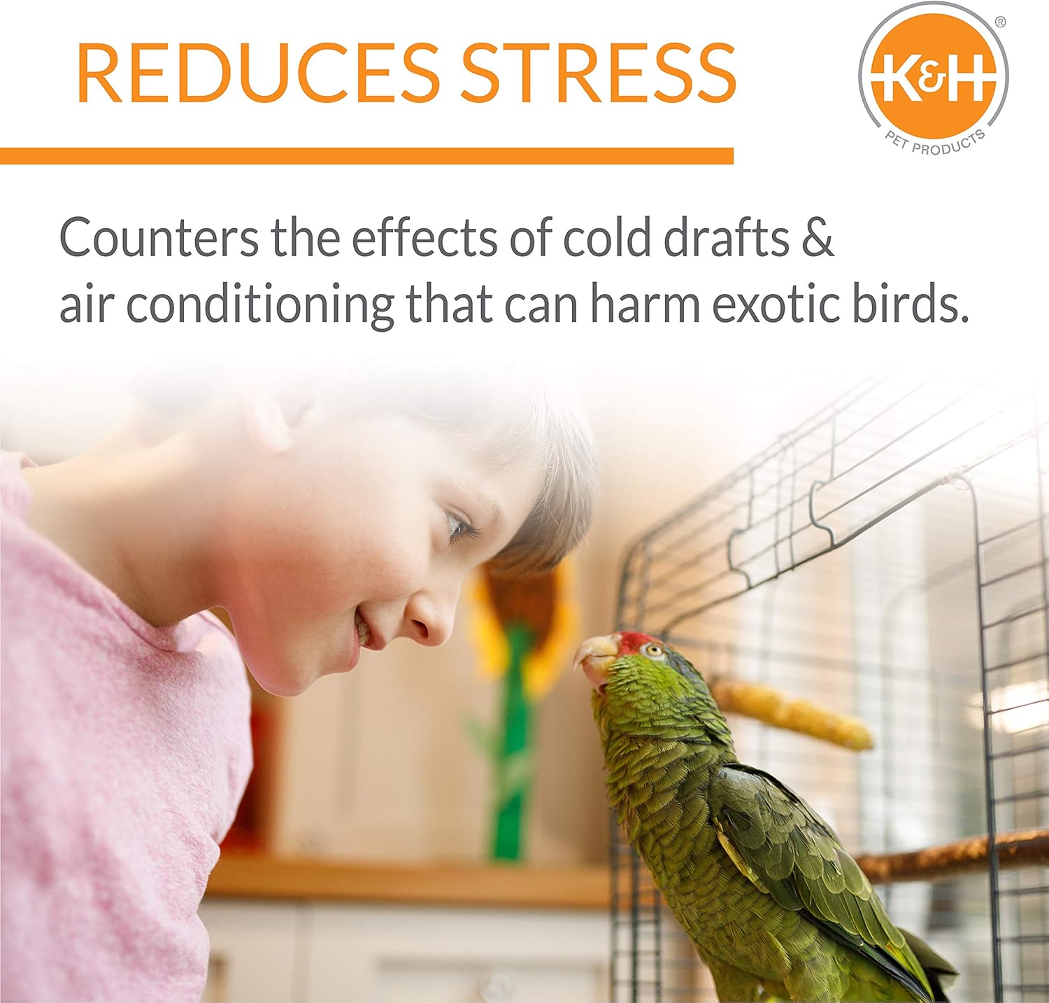 K&H Pet Products Snuggle-Up Bird Cage Heater, Bird Cage Accessory, Exotic Avian Warming Panel for Small Exotics Like Parakeet, Cockatiel, Canary - Small 5 X 3in Gray 12V - Happypetzone.online - Image 3
