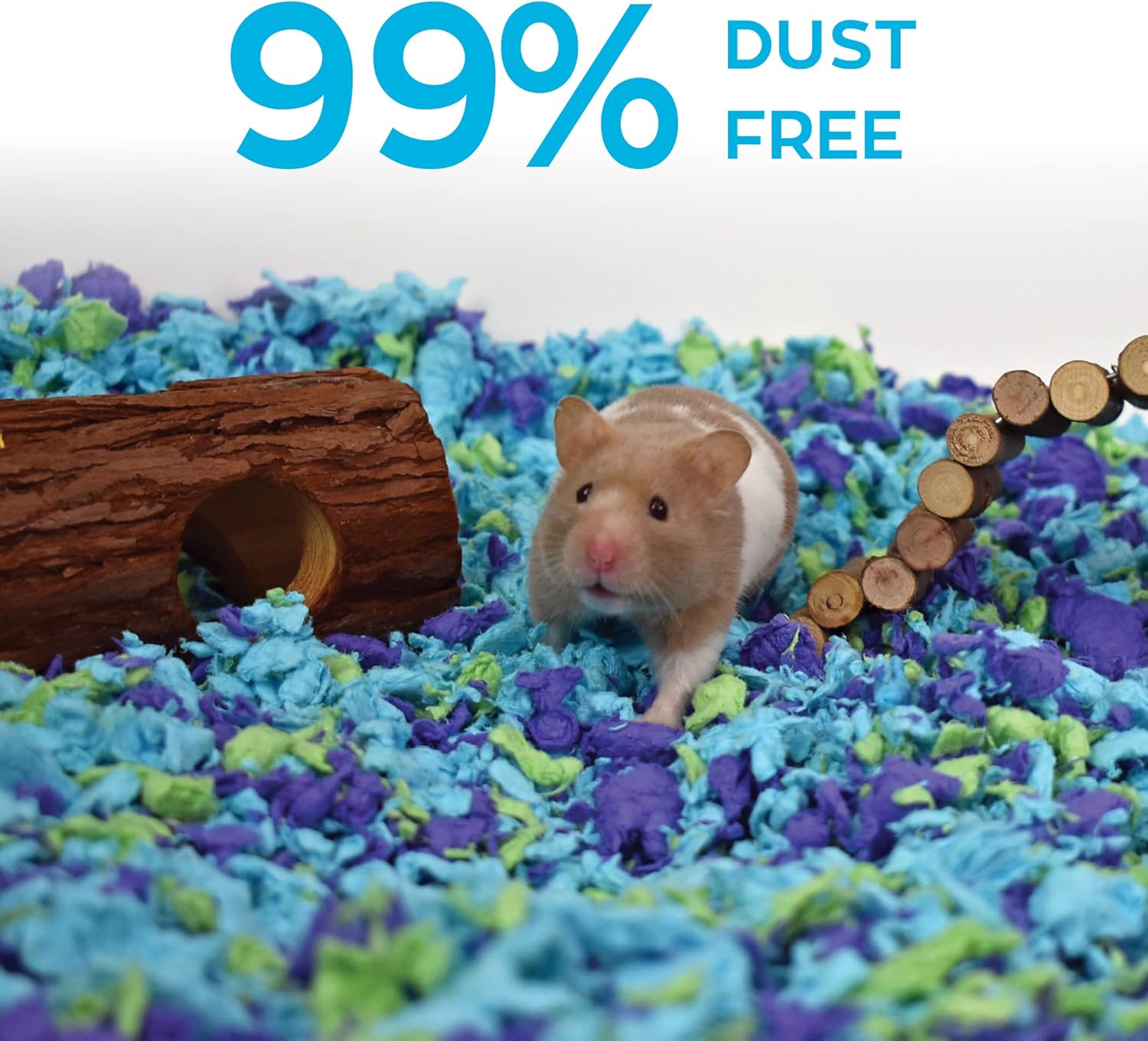 carefresh Dust-Free Sea Glass Natural Paper Small Pet Bedding with Odor Control, 10L - Happypetzone.online - Image 6
