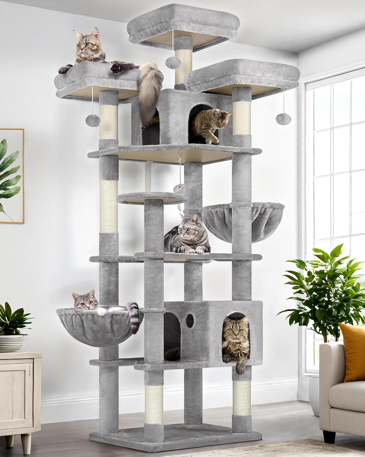 cat tree for multiple cats