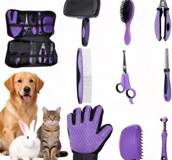 dog grooming supplies set