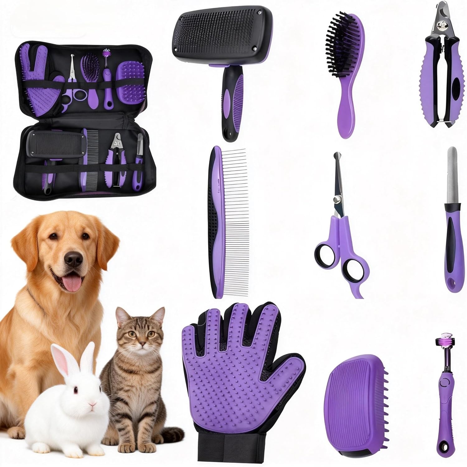 dog grooming supplies set