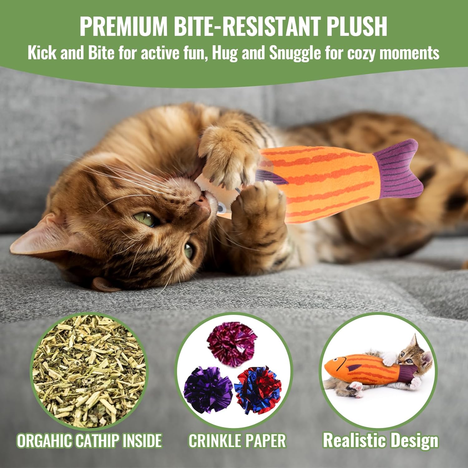 Fashion's Talk Cat Toys Variety Pack for Kitty 20 Pieces - Happypetzone.online - Image 3
