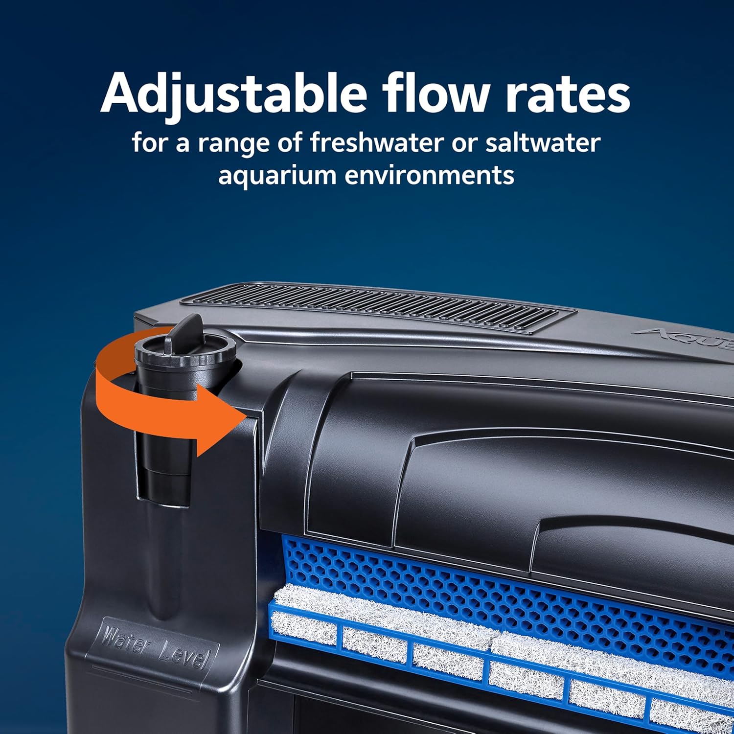 Aqueon SmartClean Power Filter with EcoRenew Filter Cartridge, Quick and Easy Water Changes, Quiet Operation, Adjustable Flow, for 50-90 Gallon Freshwater and Saltwater Aquariums, Large - Happypetzone.online - Image 3
