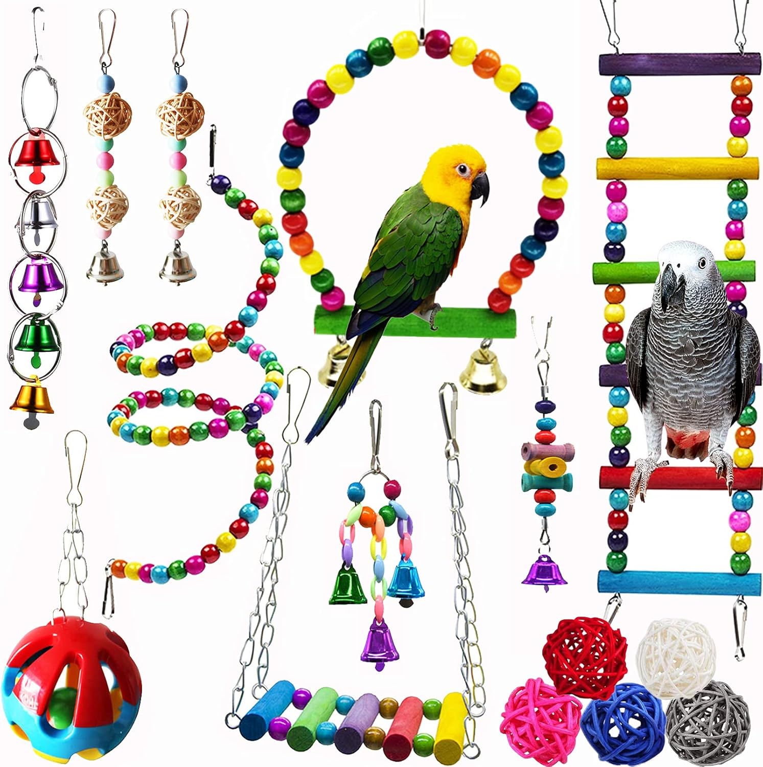 bird toys for mental stimulation
