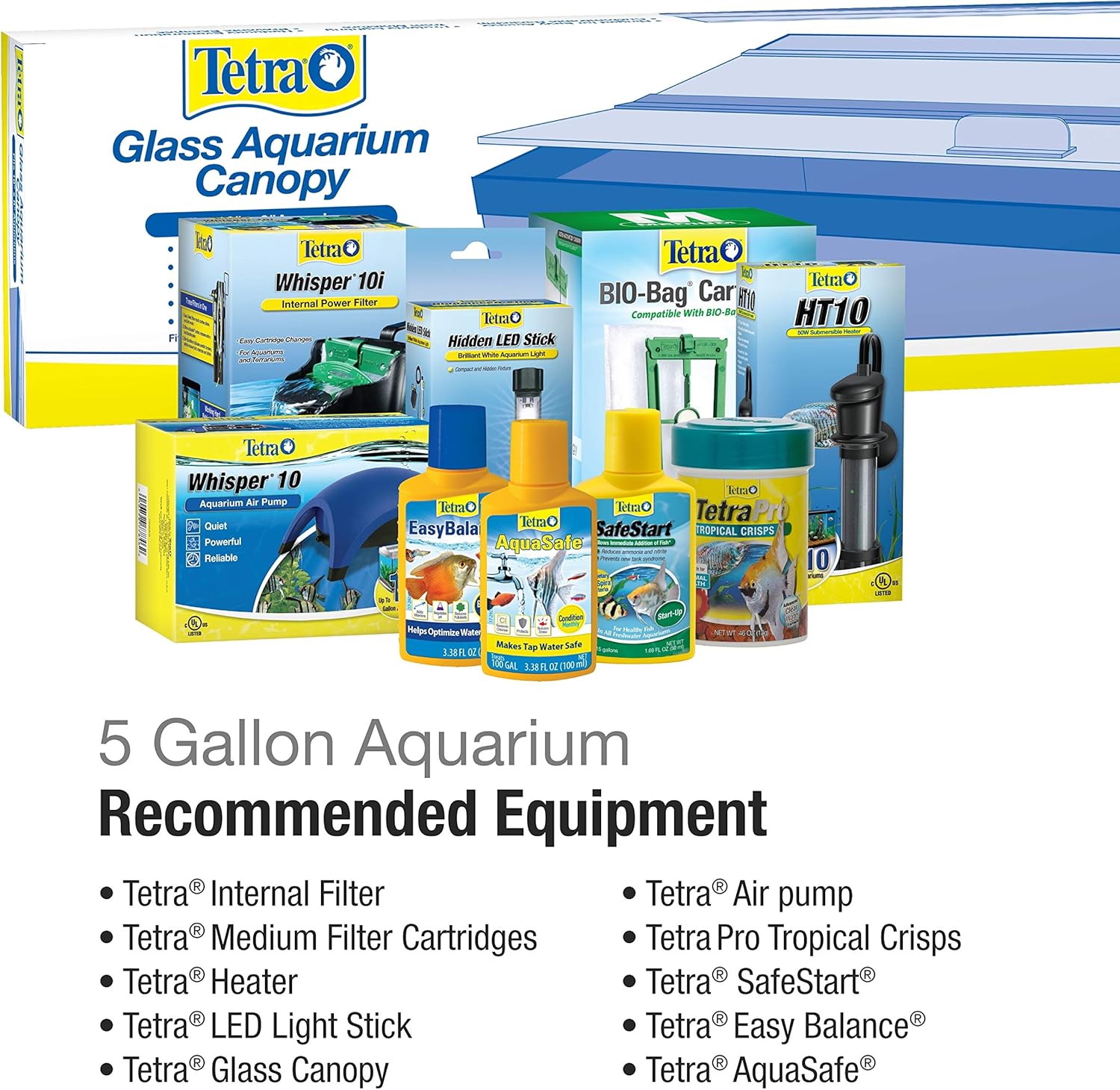 Tetra Glass Aquarium 5.5 Gallons, Rectangular Fish Tank - Happypetzone.online - Image 4