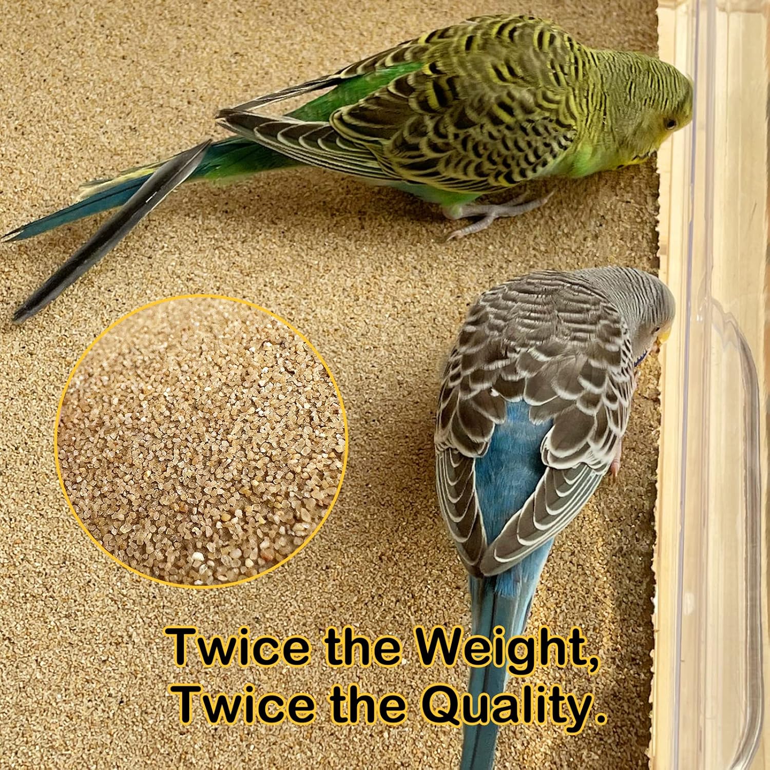 S&X Bird Cage Liner 30-Pack 15” x 11” Gravel Paper for Bird Cage | Sand Sheets for Easier Cleaning and Bird Health - Happypetzone.online - Image 6