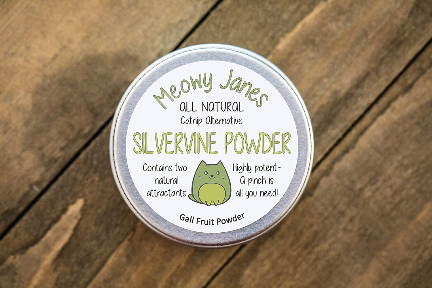 Meowy Janes Silver Vine for Cats - 45 Grams of Powder - All Natural Catnip Alternative - Happypetzone.online - Image 3