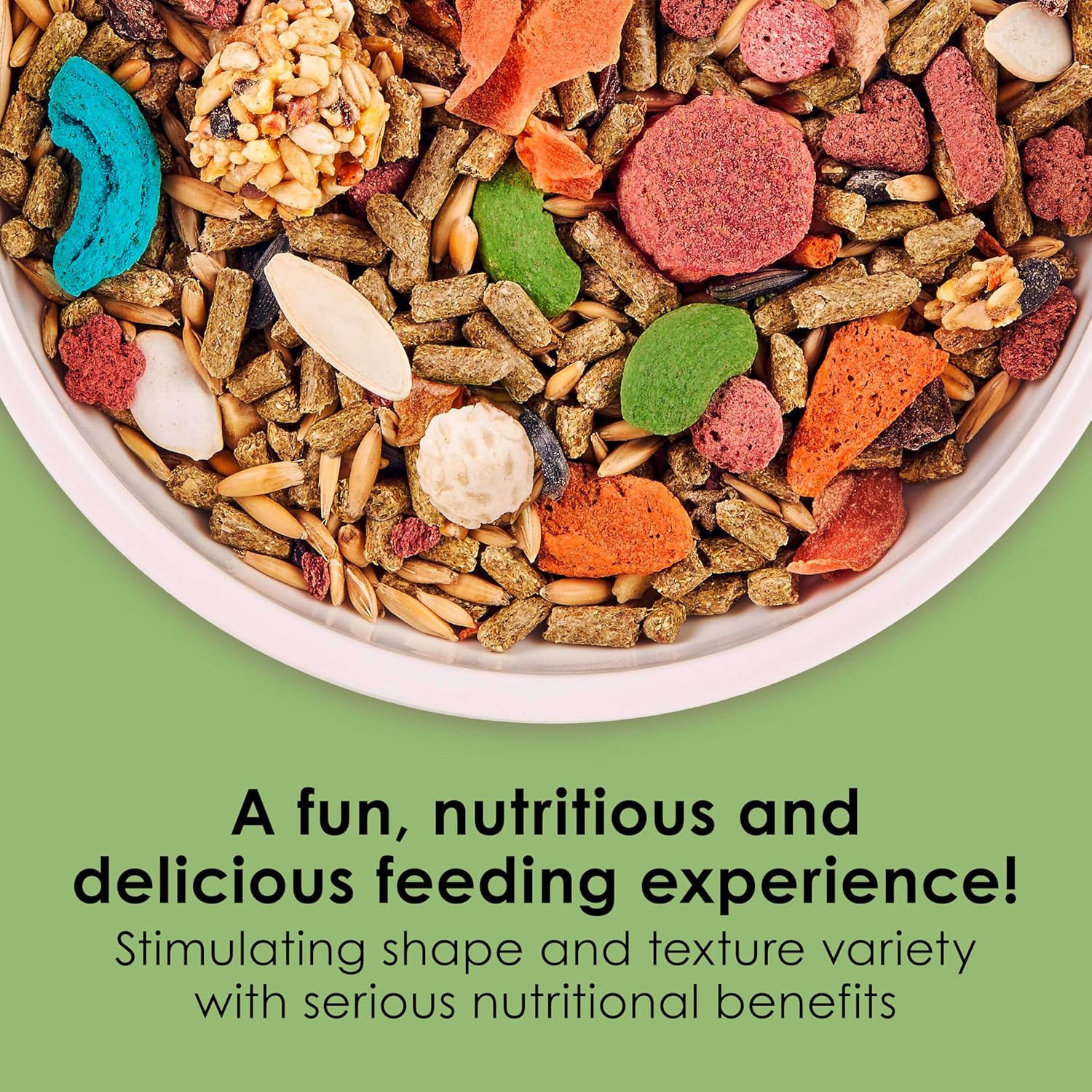 Kaytee Fiesta Rabbit Food, Nutritious and Fun Blend, Supports Dental Health and Digestion, 3.5 pounds - Happypetzone.online - Image 2