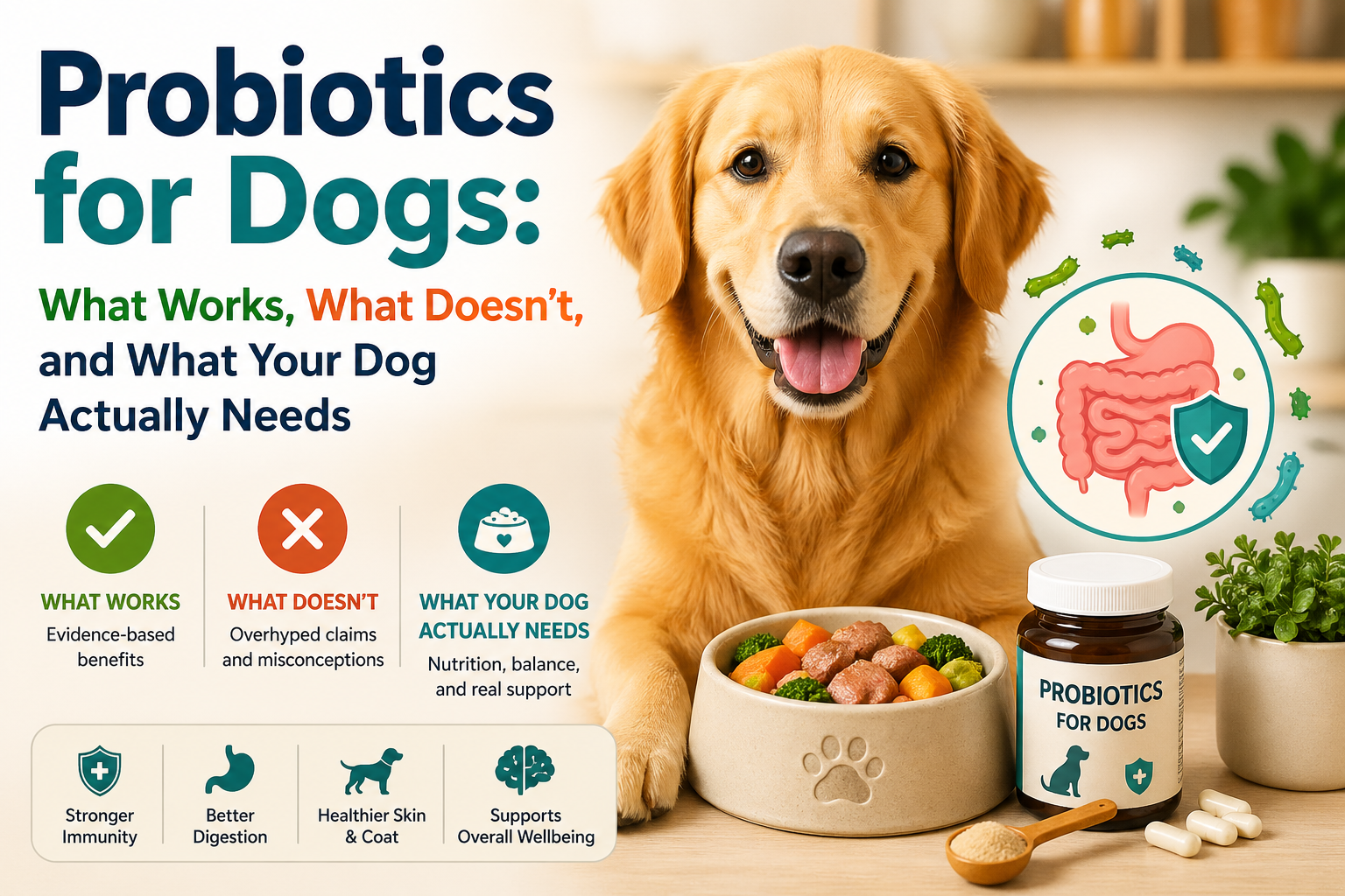 Probiotics for Dogs: What Works, What Doesn’t, and What Your Dog Actually Needs