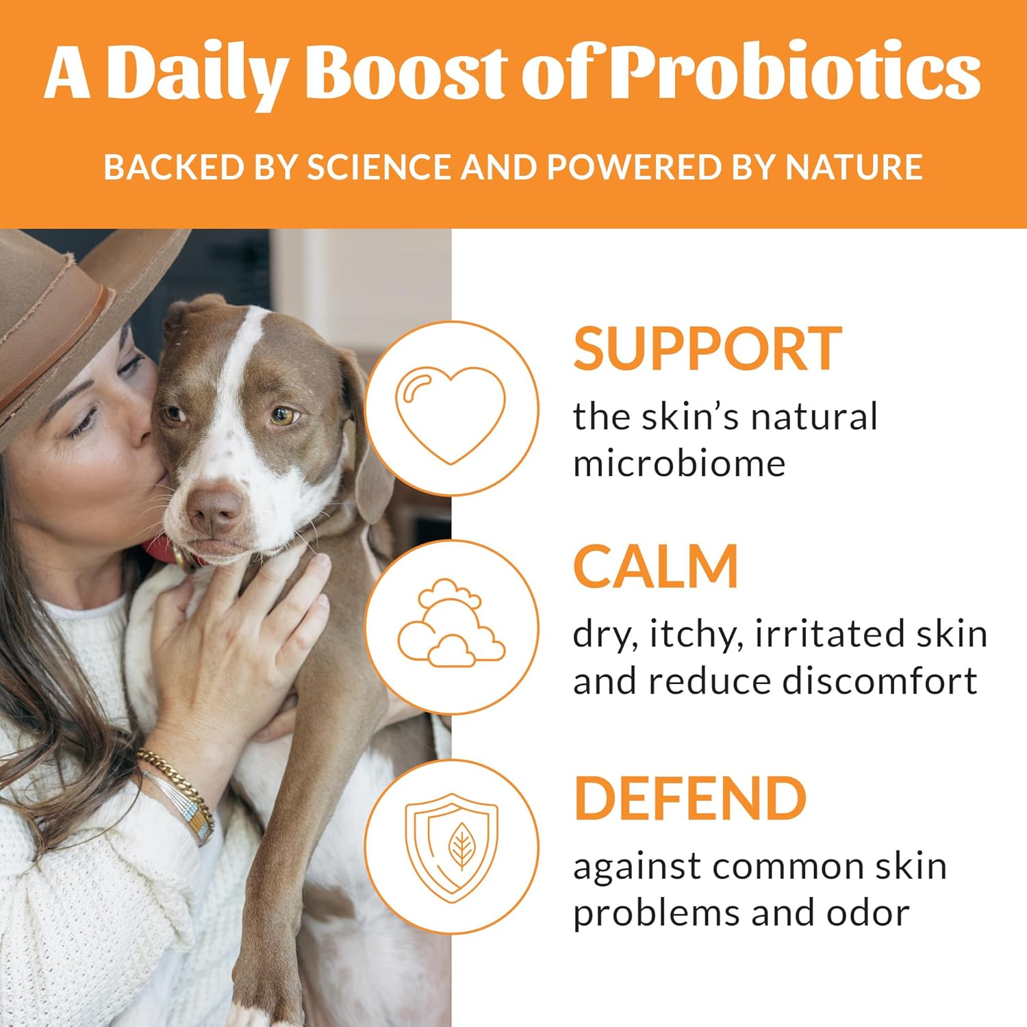 Skout's Honor Probiotic Pet Detangler Spray - Hydrating & Conditioning w/Avocado Oil, 97% Natural, Paraben & Sulfate-Free, softens for a More brushable Coat, Daily Use, 8oz, Honeysuckle - Happypetzone.online - Image 5