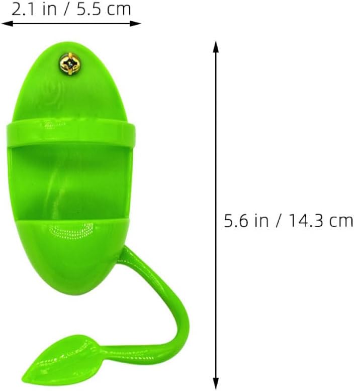 2pcs Parakeet Cuttlebone Holder Stand Feeder Rack with Tray for Bird Cage Calcium Supplement Feeding Accessory for Small Parrots Cockatiels - Happypetzone.online - Image 2