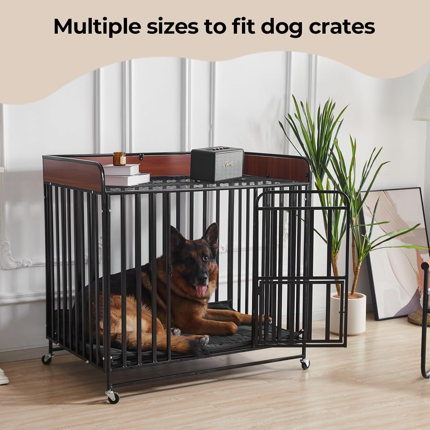 Chew Proof Dog Crate Pad - Indestructible Durable Dog Bed for Aggressive Chewers, Machine Washable & Waterproof Indoor Outdoor Tough Kennel Pad for Medium Dogs (Medium (22"x35")) - Happypetzone.online - Image 6
