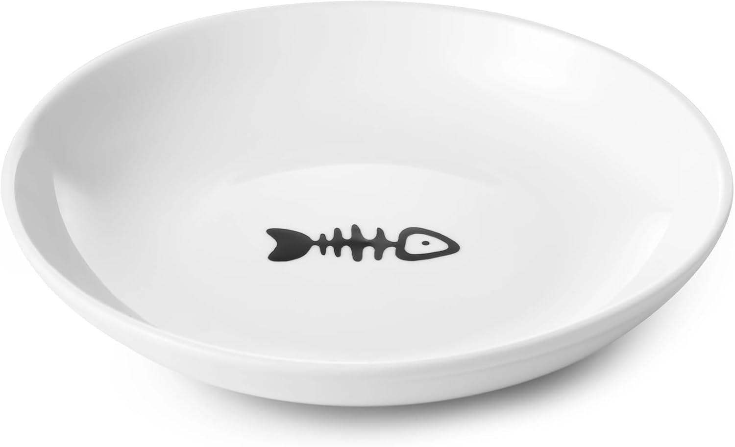 Ceramic Cat Food Plates: Cat Wet Food Bowls/Whisker Fatigue Cat Dishes & Shallow Bowls for Kittens and Small Animals - Happypetzone.online - Image 8