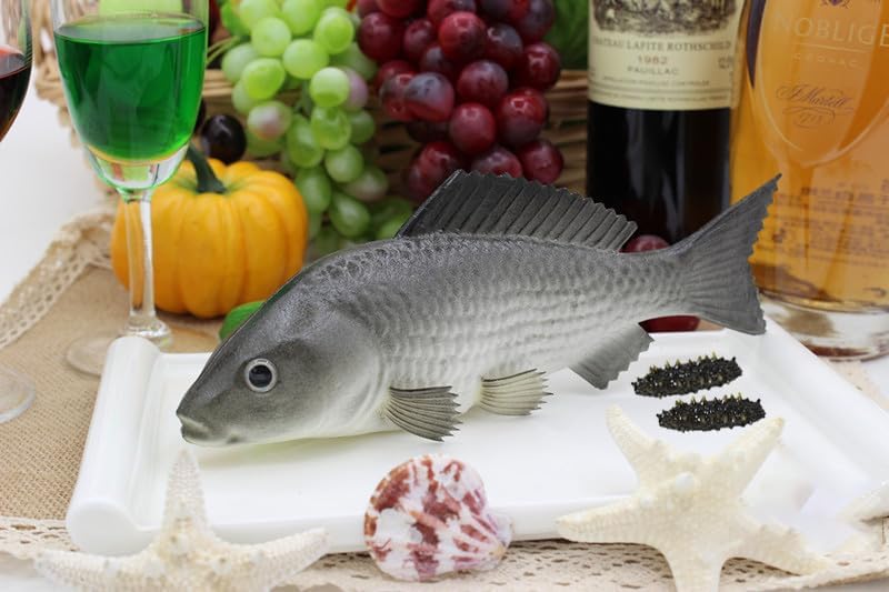 10 PCS Realistic Plastic Fake Freshwater Fish and Seafood Combination Food Props Kitchen Decor Restaurants Hotels Home Display Thanksgiving Christmas - Happypetzone.online - Image 3
