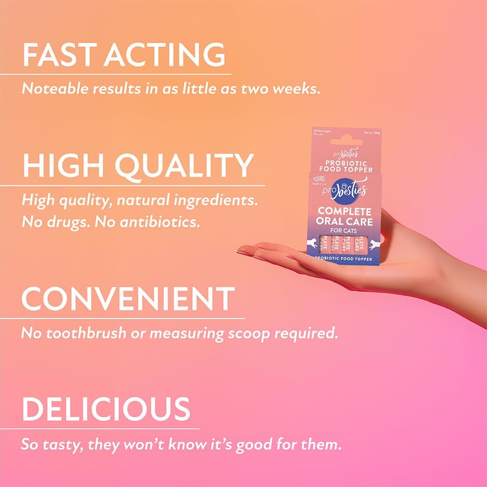 Dental Powder for Cats, Complete Oral Care for Cats, Probiotic Food Topper for Cat Dental Care - Happypetzone.online - Image 3