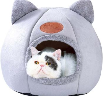 cat bed cozy warm