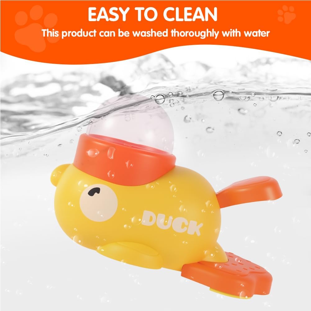 Interactive Cat Treat Dispenser, Slow Feeder Cat Puzzle Toy Duck Shaped Design - Happypetzone.online - Image 5